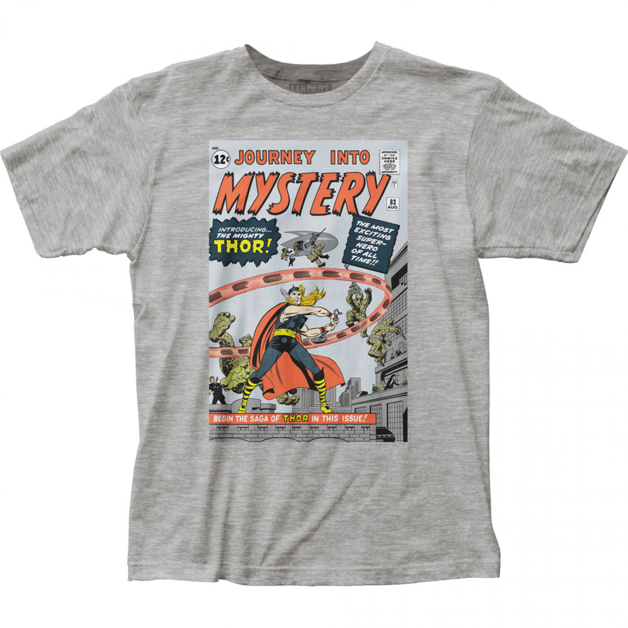 Thor Journey into Mystery #83 Cover Art T-Shirt, Grey