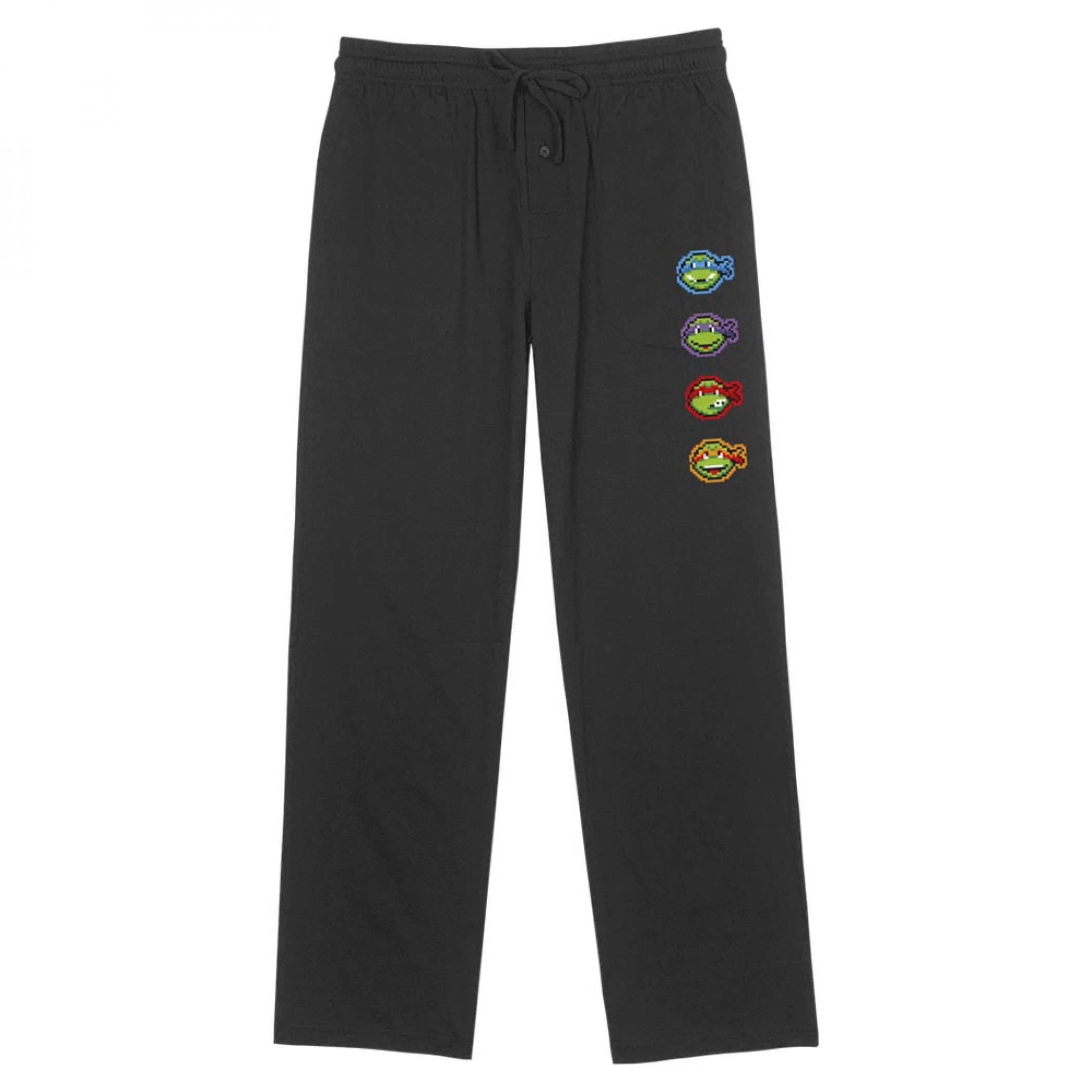 Teenage Mutant Ninja Turtles 16-bit Lounge Pants, Black
