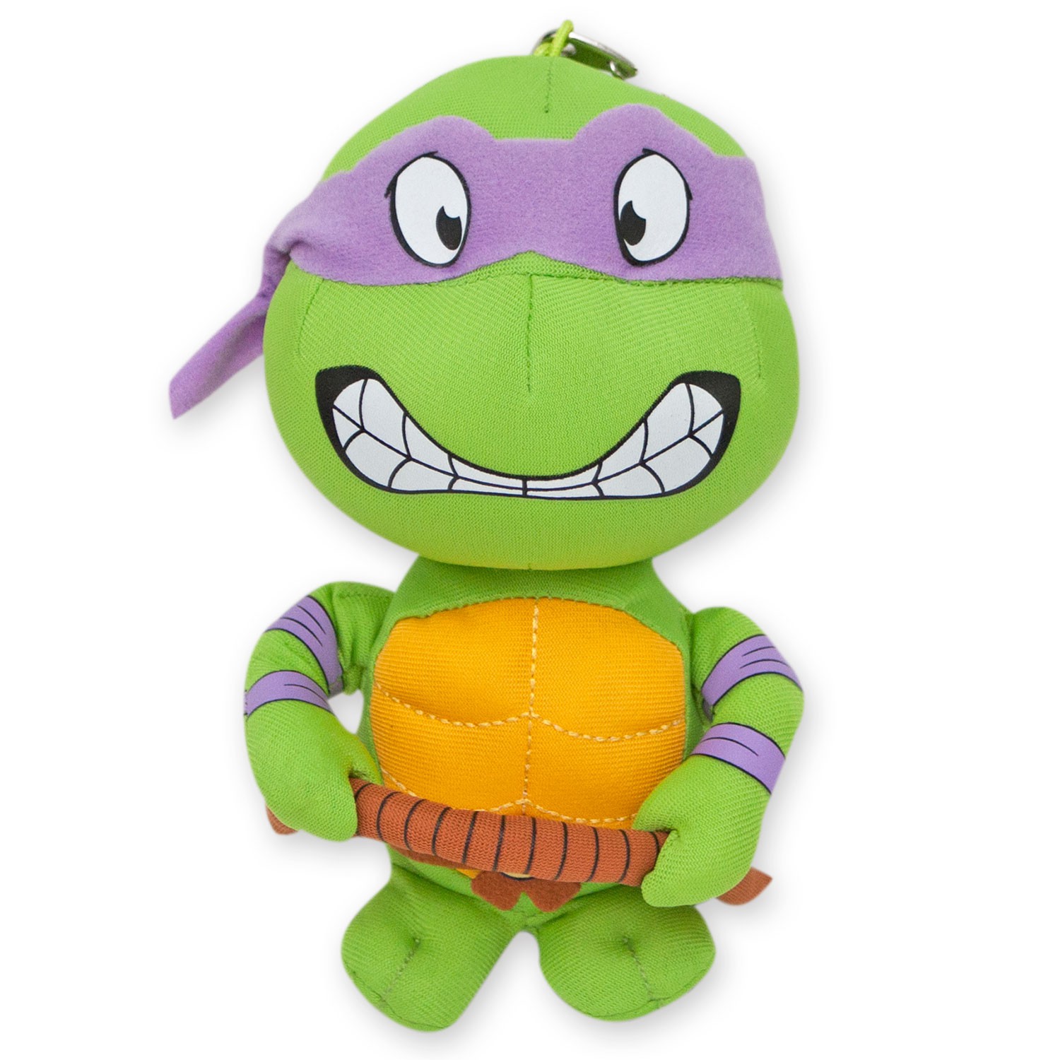 Teenage Mutant Ninja Turtles Plush Donatello Keychain, Green