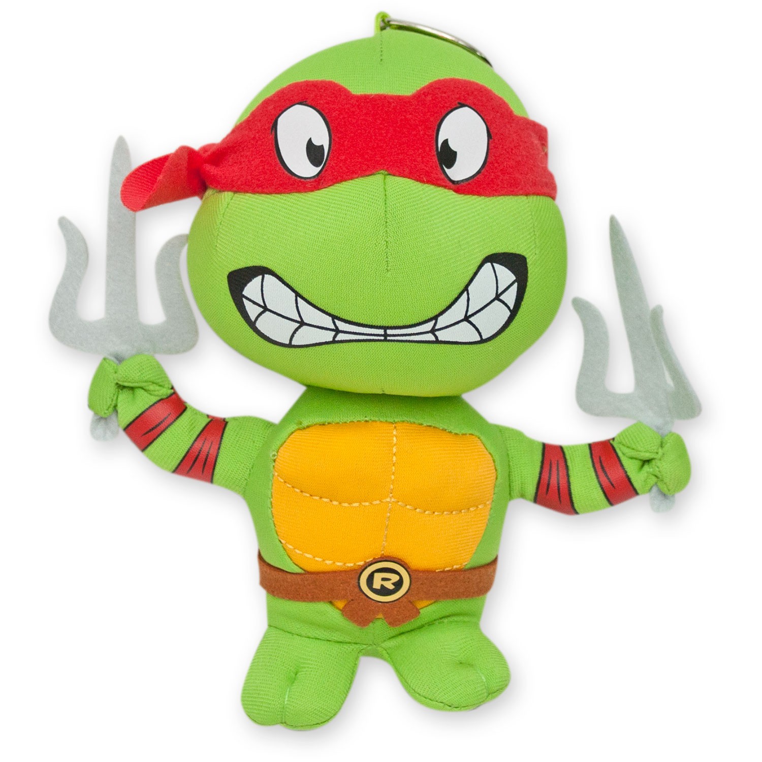 Teenage Mutant Ninja Turtles Plush Raphael Keychain, Green