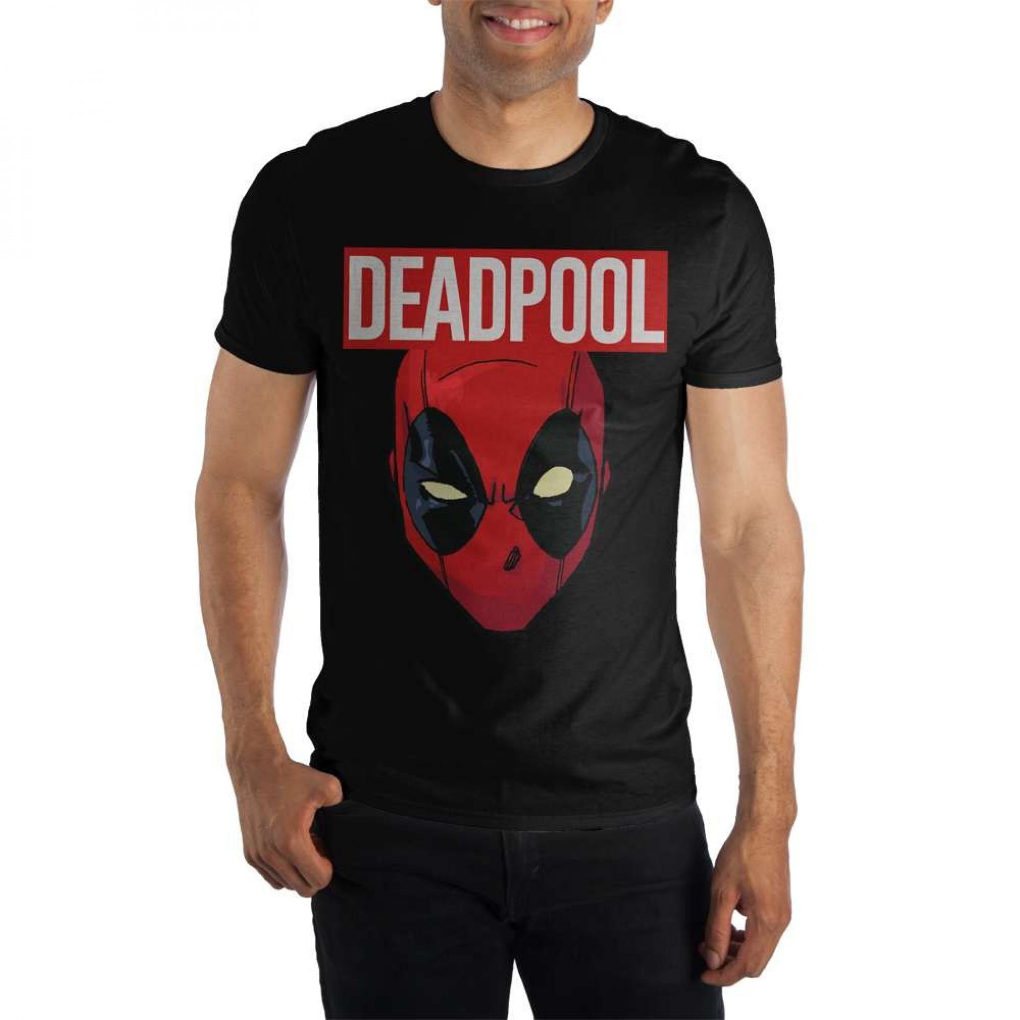 Deadpool Men's Packaged T-Shirt, Black