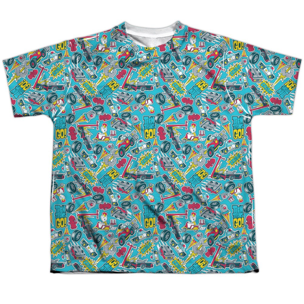Teen Titans Go! Pattern Youth Tshirt