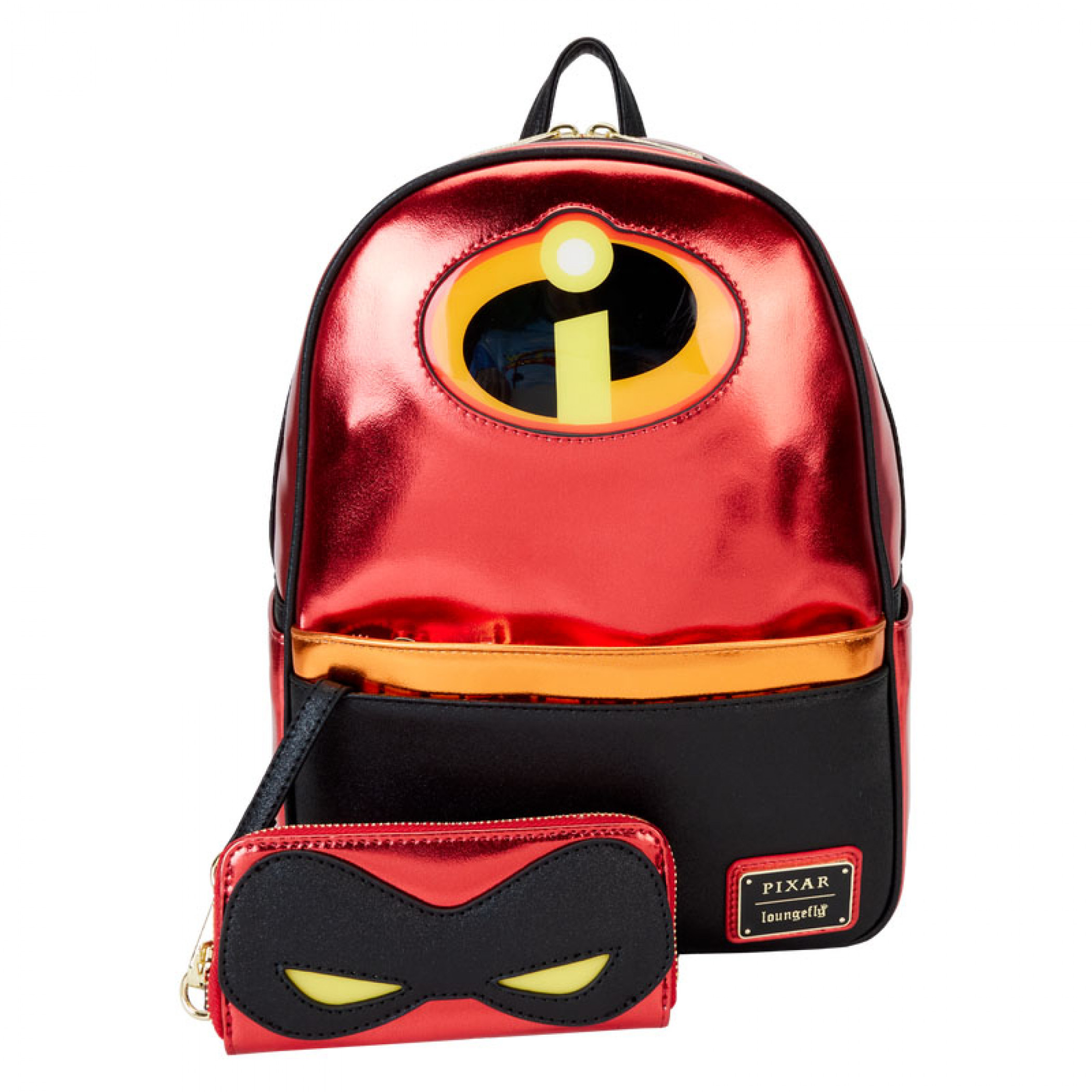 The Incredibles 20th Anniversary Light-Up Mini Backpack By Loungefly, Red