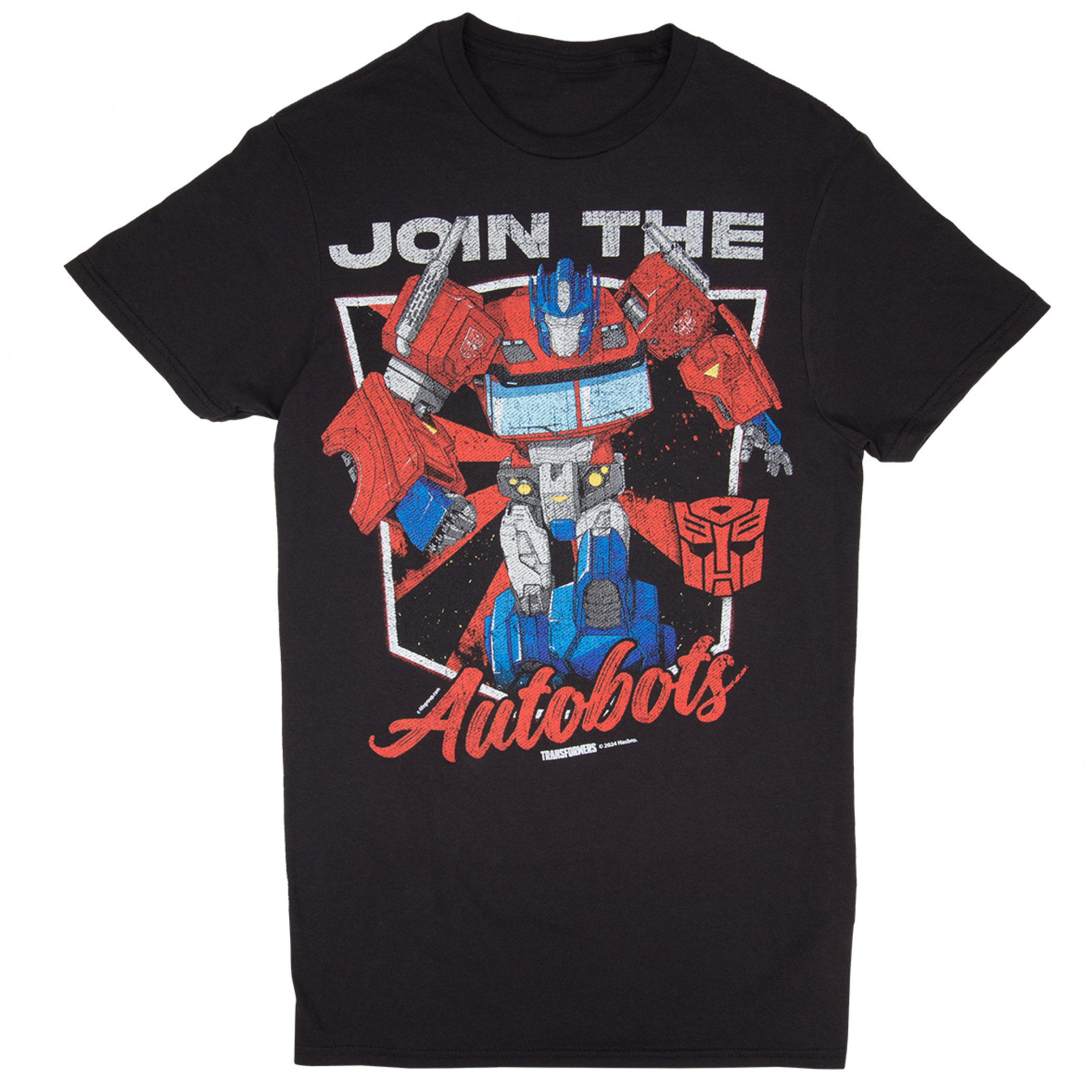 Transformers Optimus Prime Join The Autobots T-Shirt, Black