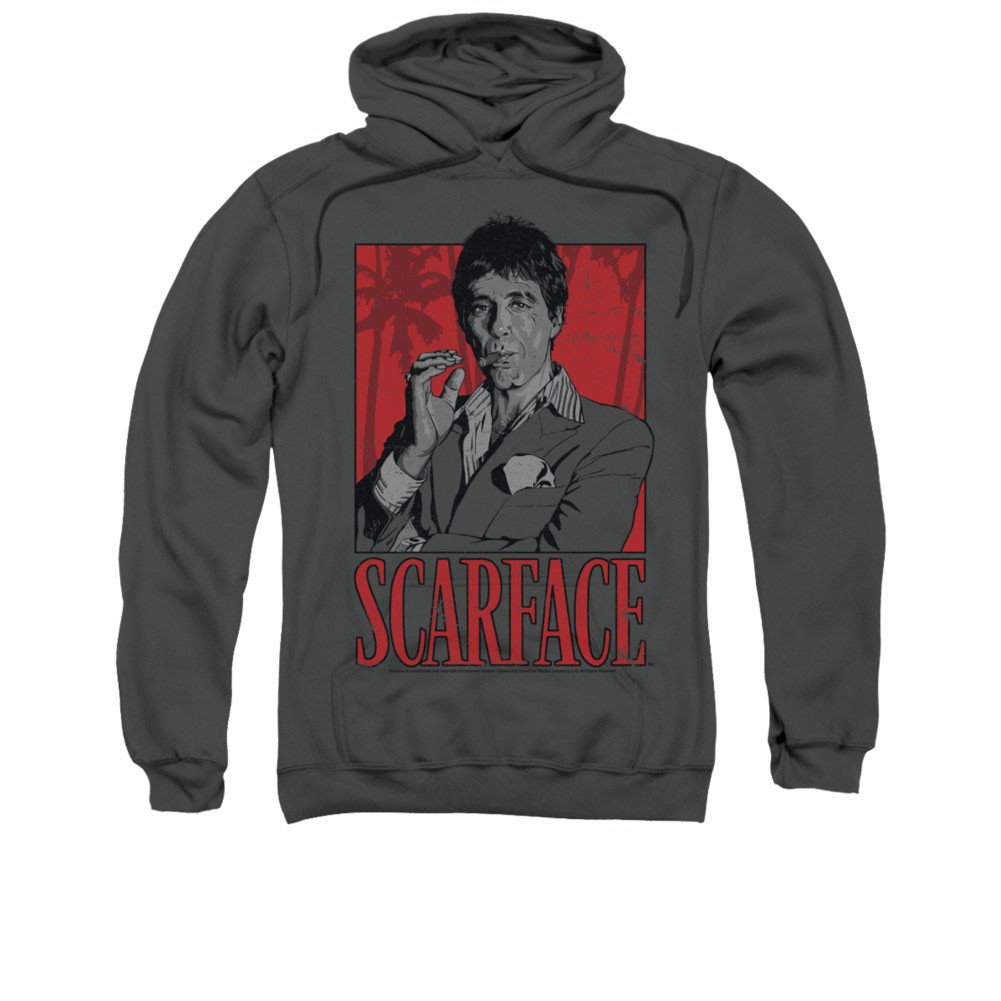 Scarface Tony Gray Pullover Hoodie