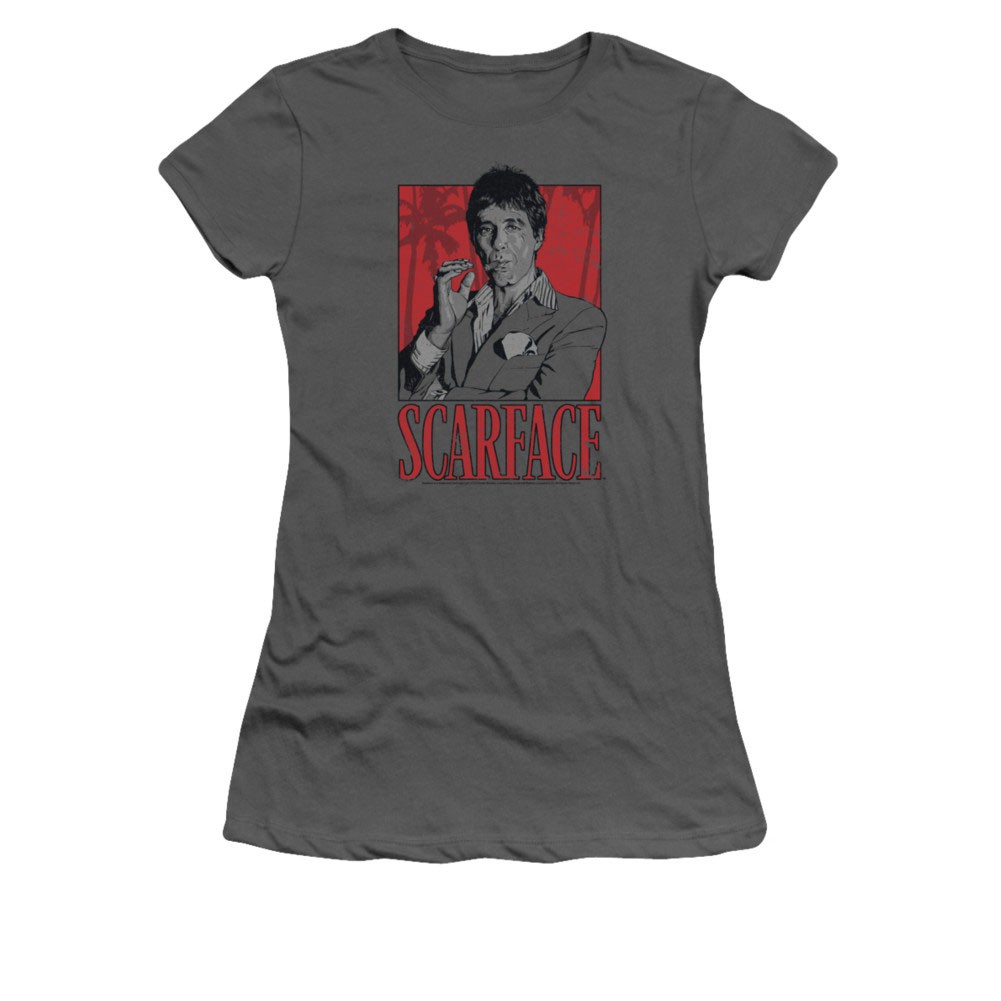 Scarface Tony Gray Juniors T-Shirt