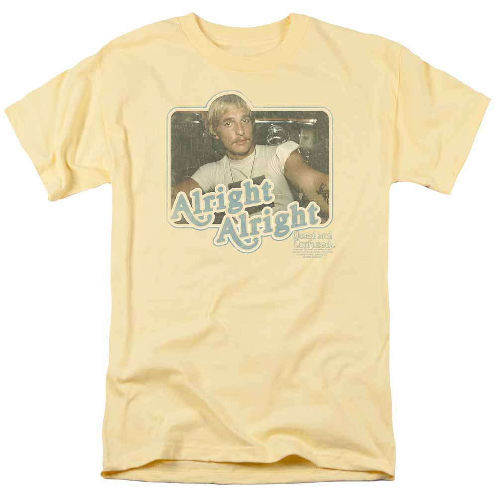 Dazed And Confused Alright Alright Yellow T-Shirt