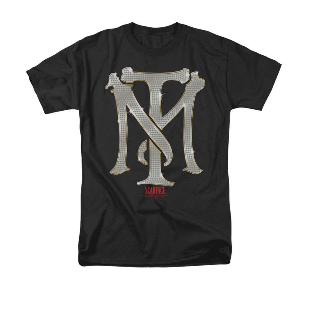 Scarface TM Bling Black T-Shirt
