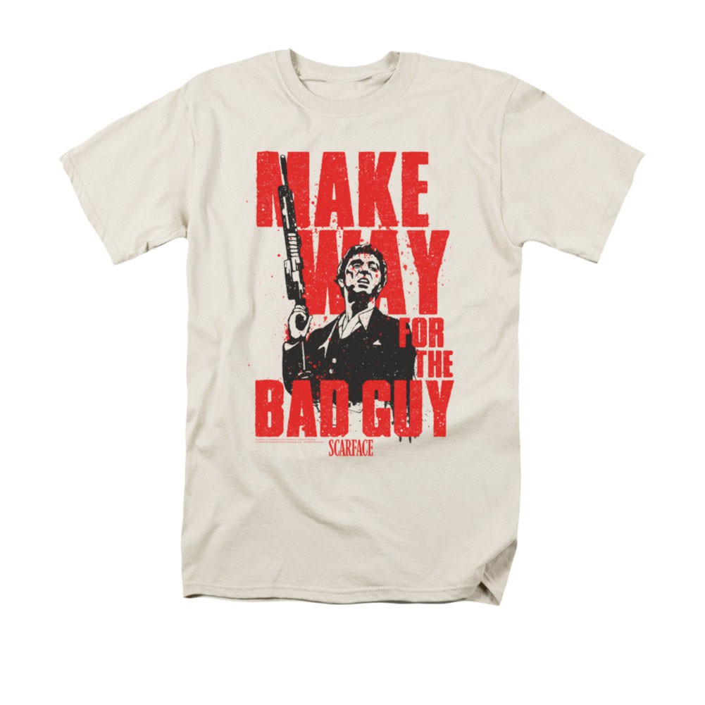 Scarface Make Way For The Bad Guy Off White T-Shirt