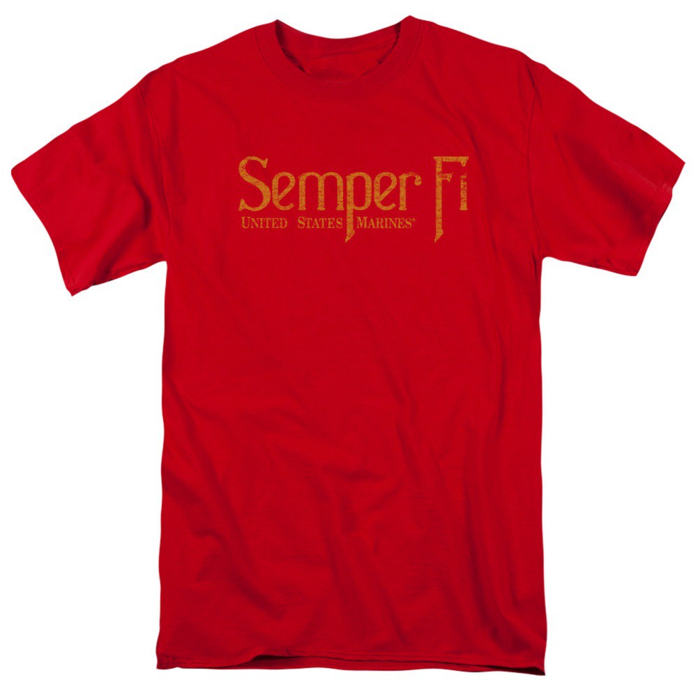 US Marines Semper Fi Red Tshirt