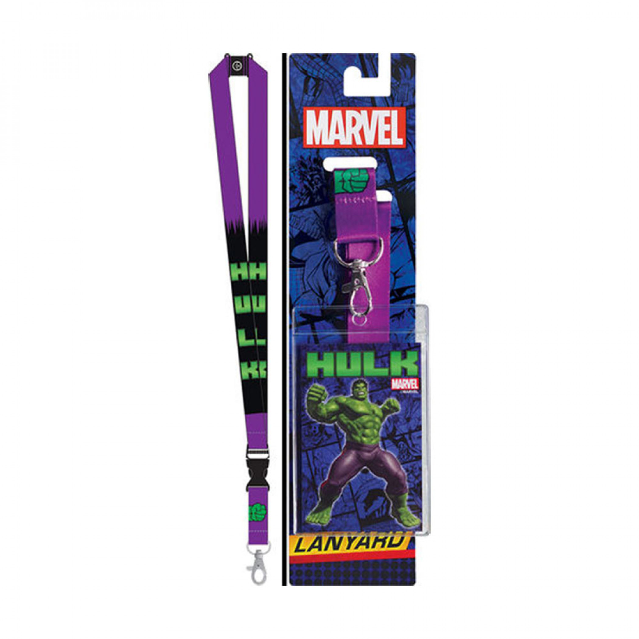 Incredible Hulk Purple Lanyard, Purple