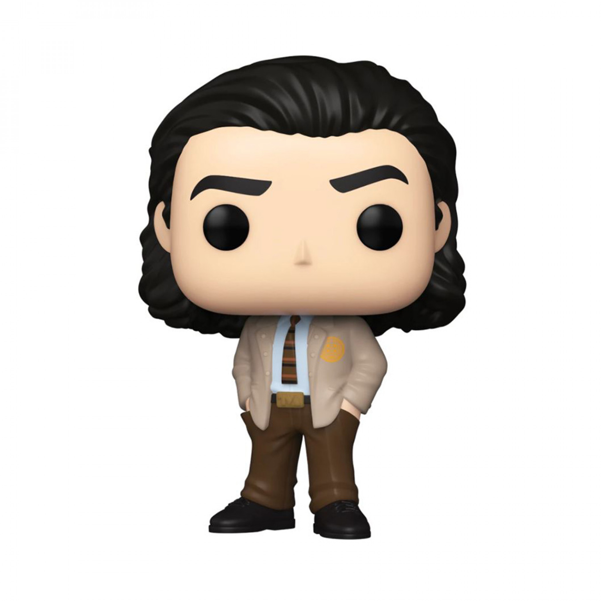 Marvel Studios Loki Series Loki In TVA Jacket Funko Pop! Vinyl Figure, Multi-Color
