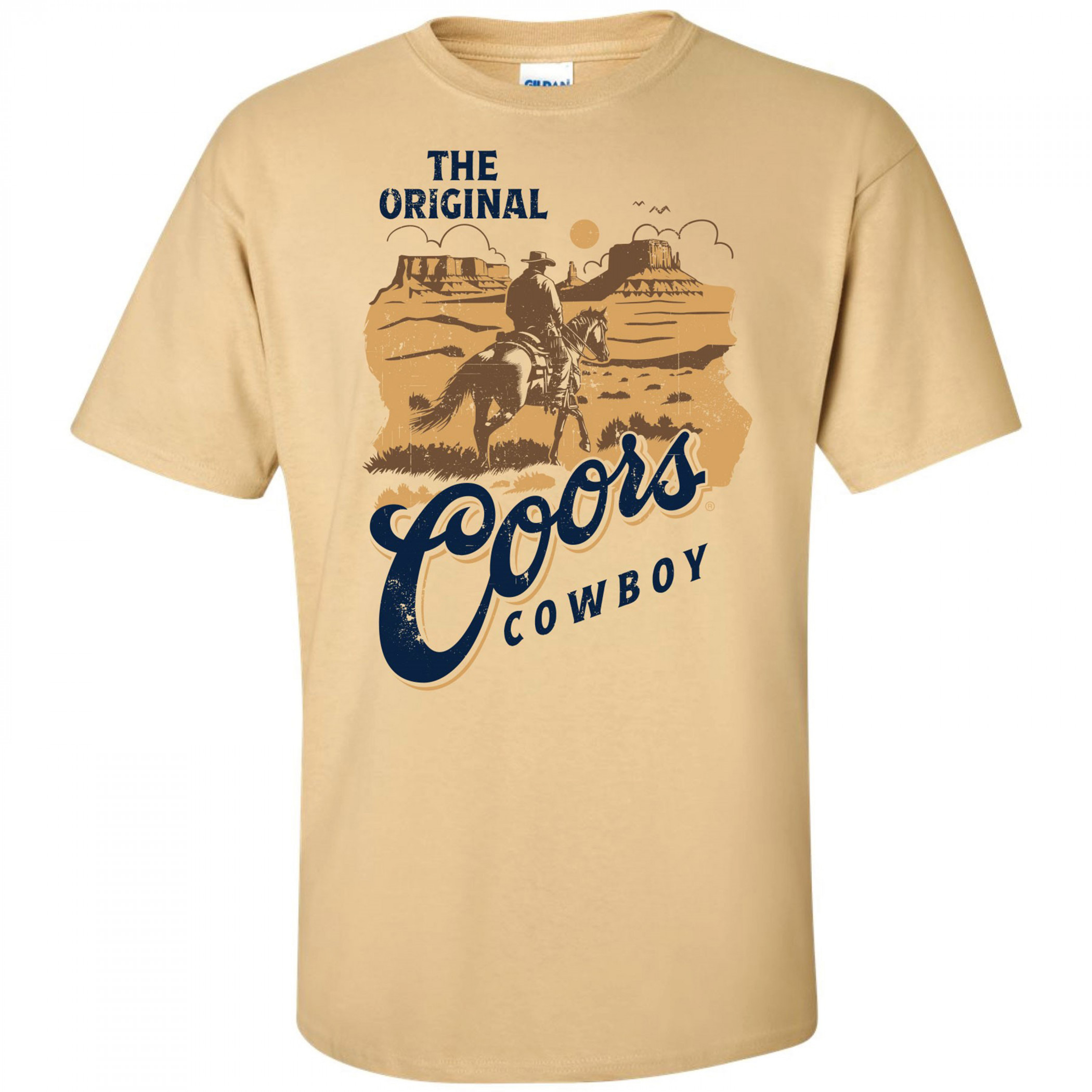 Coors The Original Cowboy Tan Colorway T-Shirt Orange