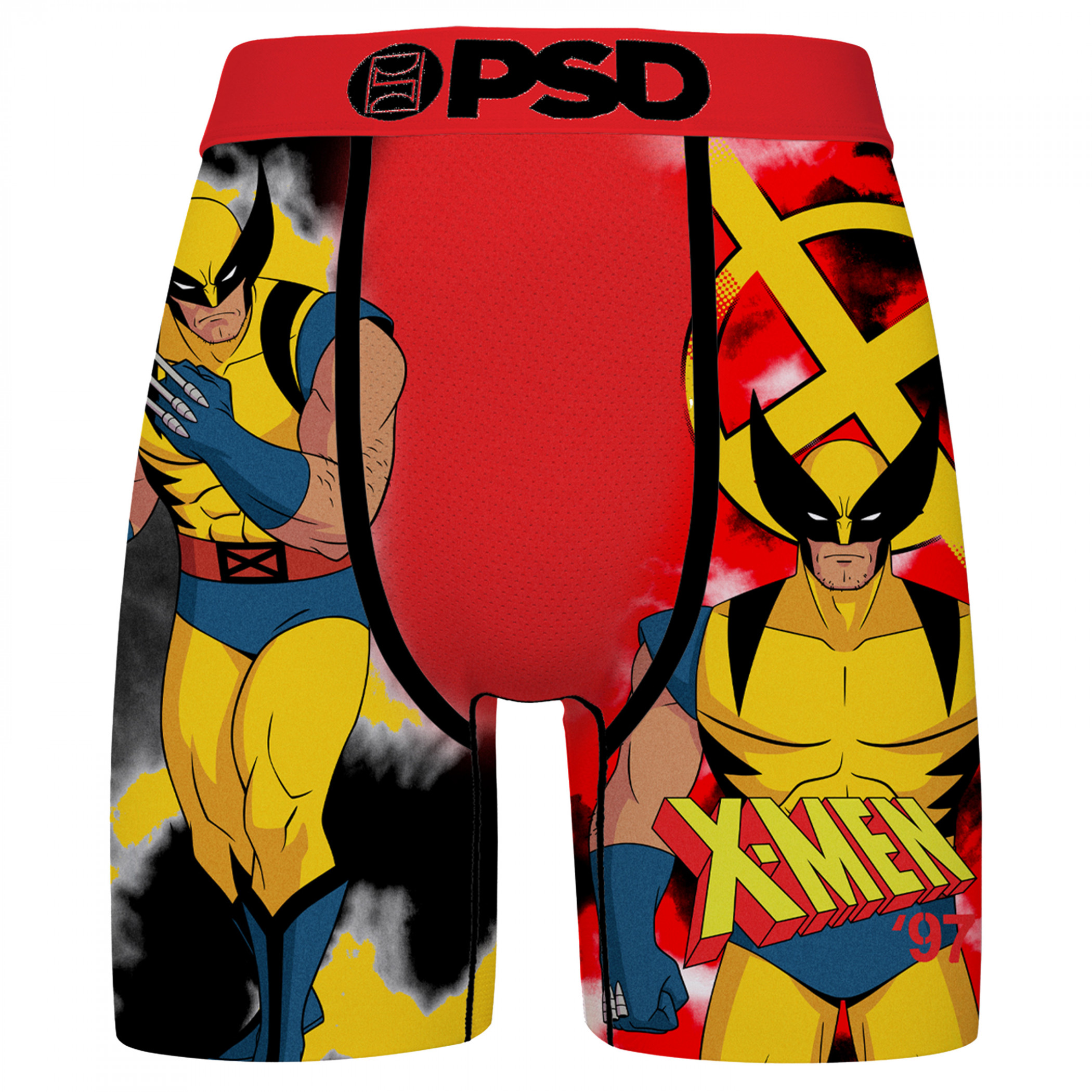 Wolverine Tie-Dye PSD Boxer Briefs, Red
