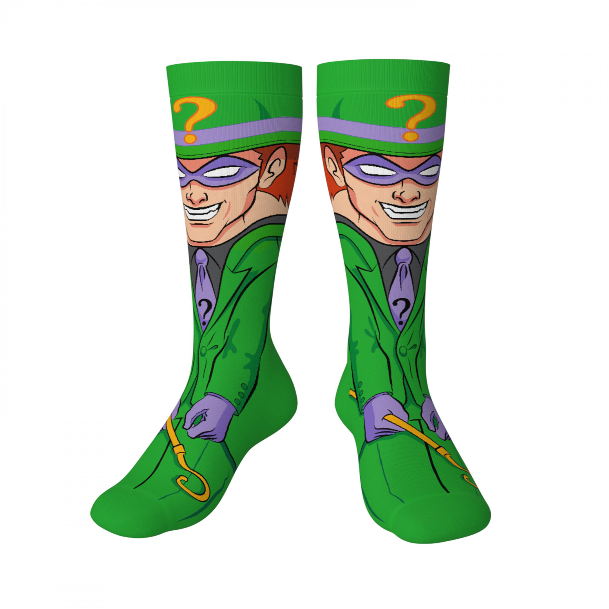 The Riddler Crossover Crew Socks, Green