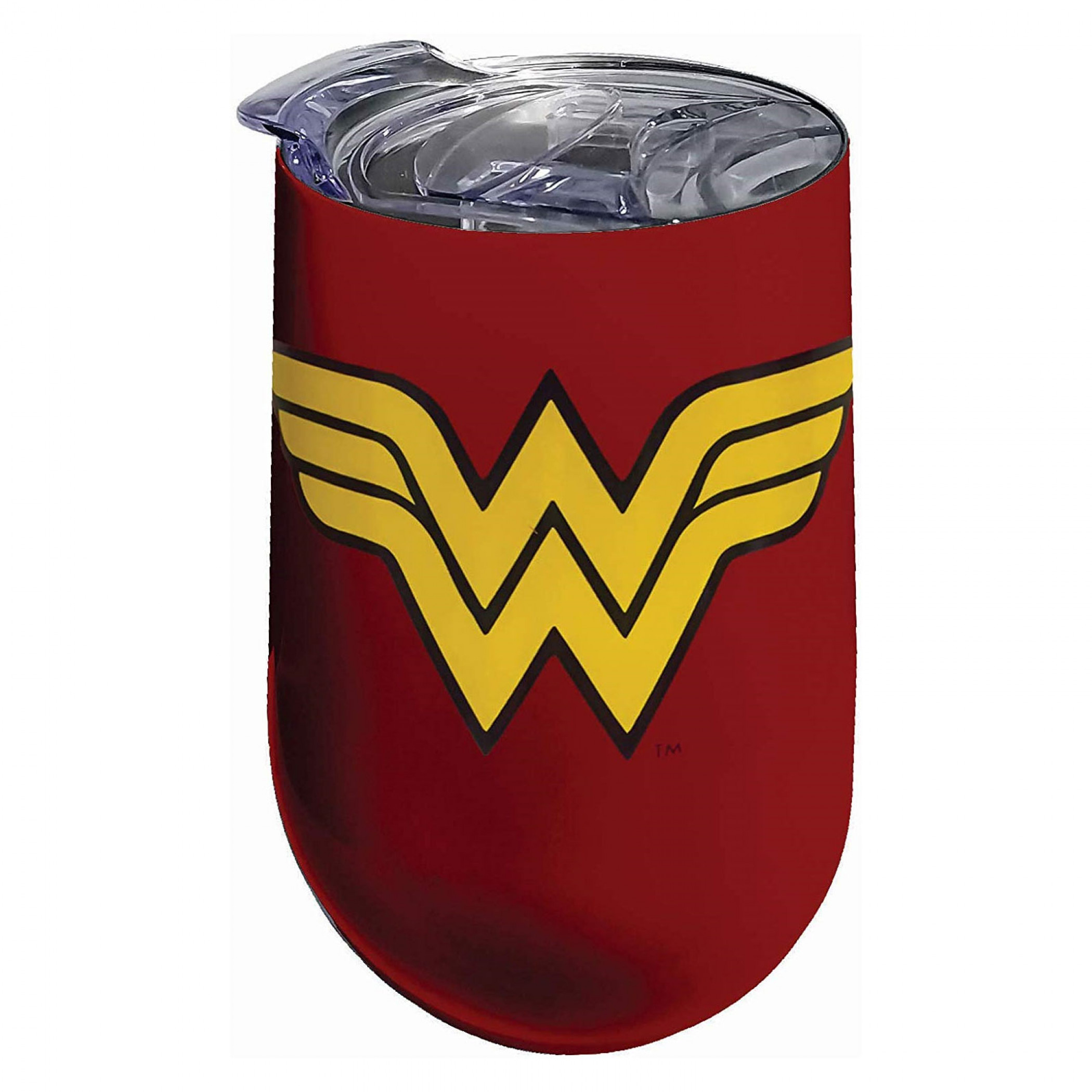 Wonder Woman Stainless Steel Wine Tumbler, Red