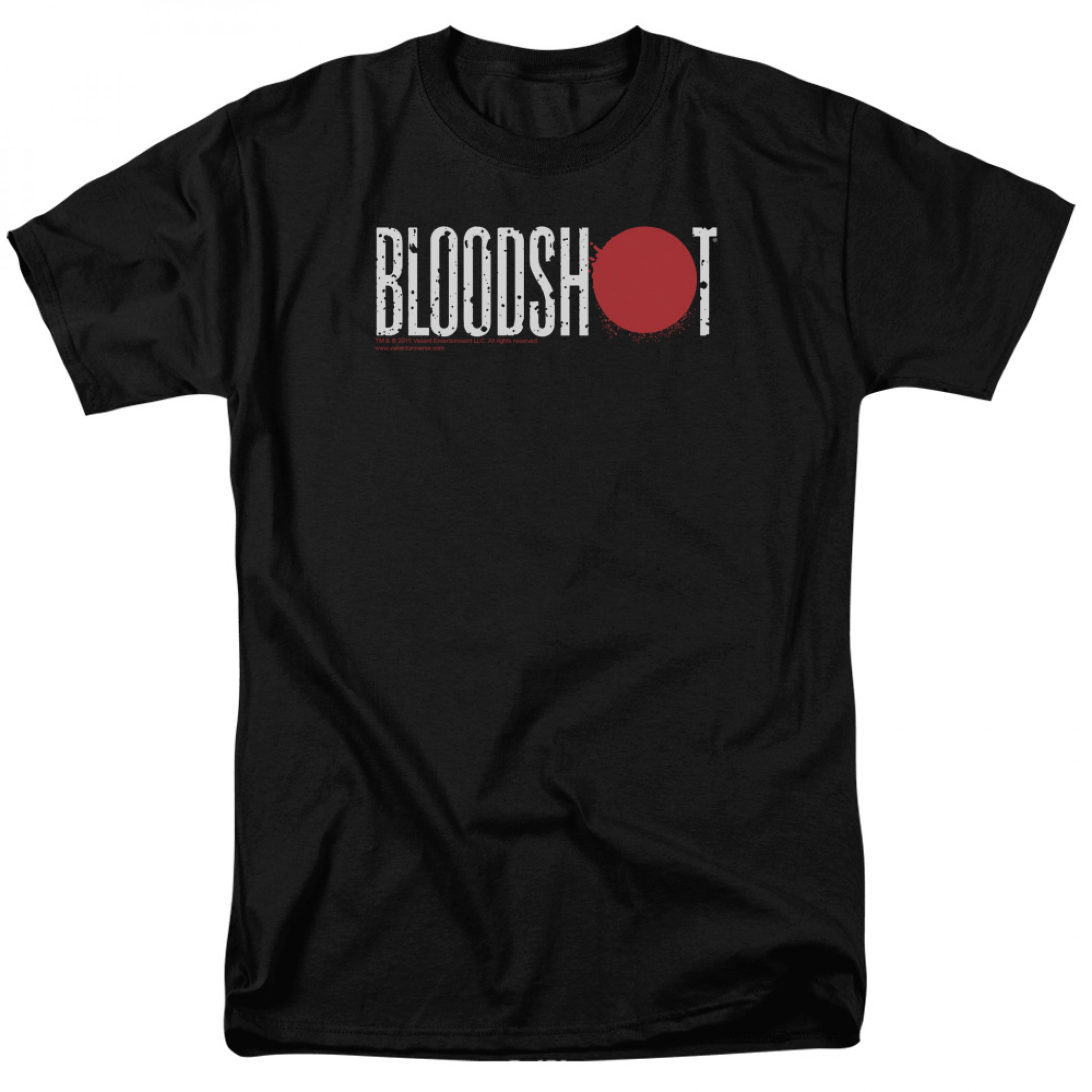 Bloodshot Logo Black T-Shirt, Black