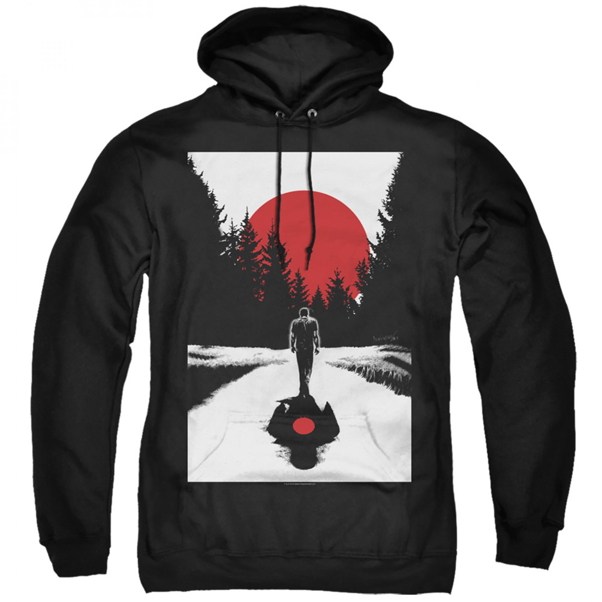 Bloodshot Woods Black Hoodie, Black