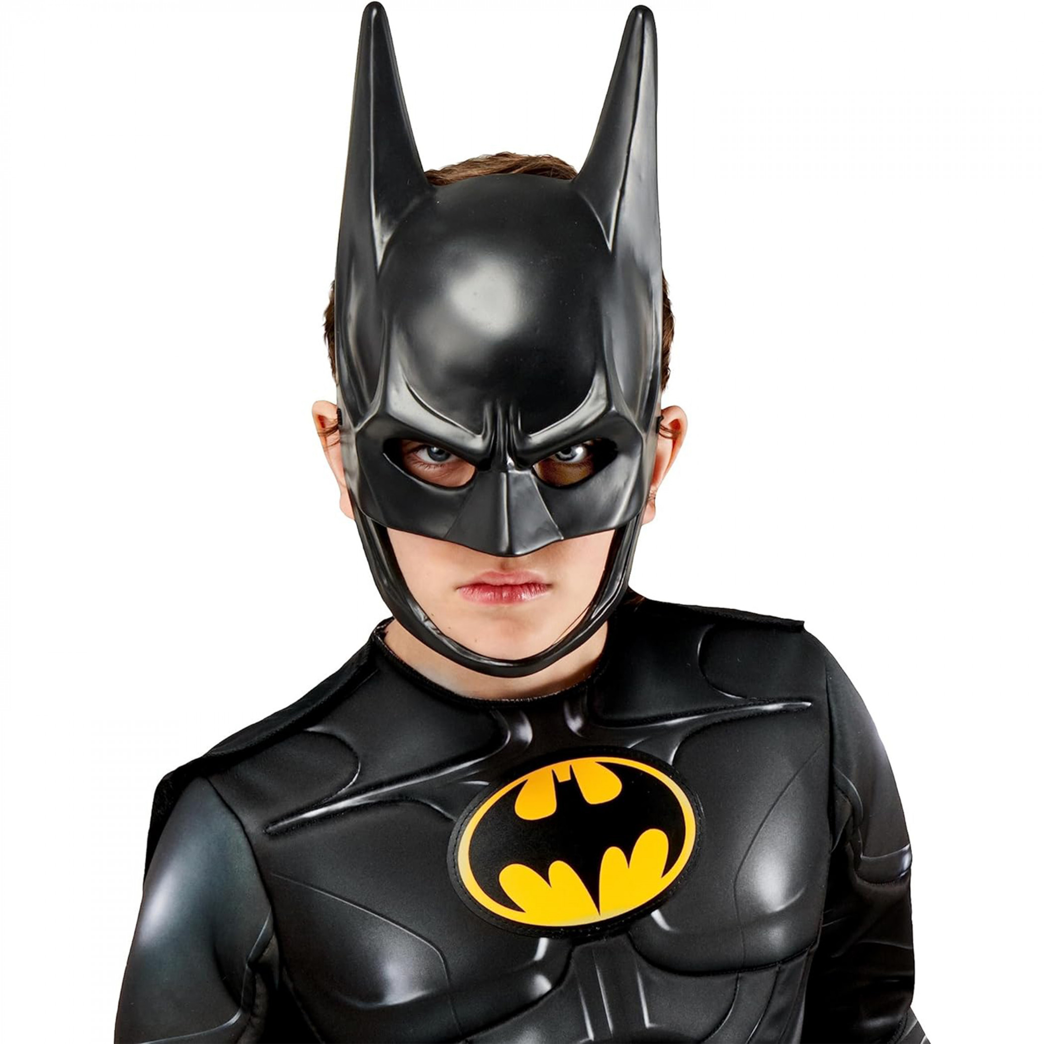Batman Kid's 1/2 Mask, Black
