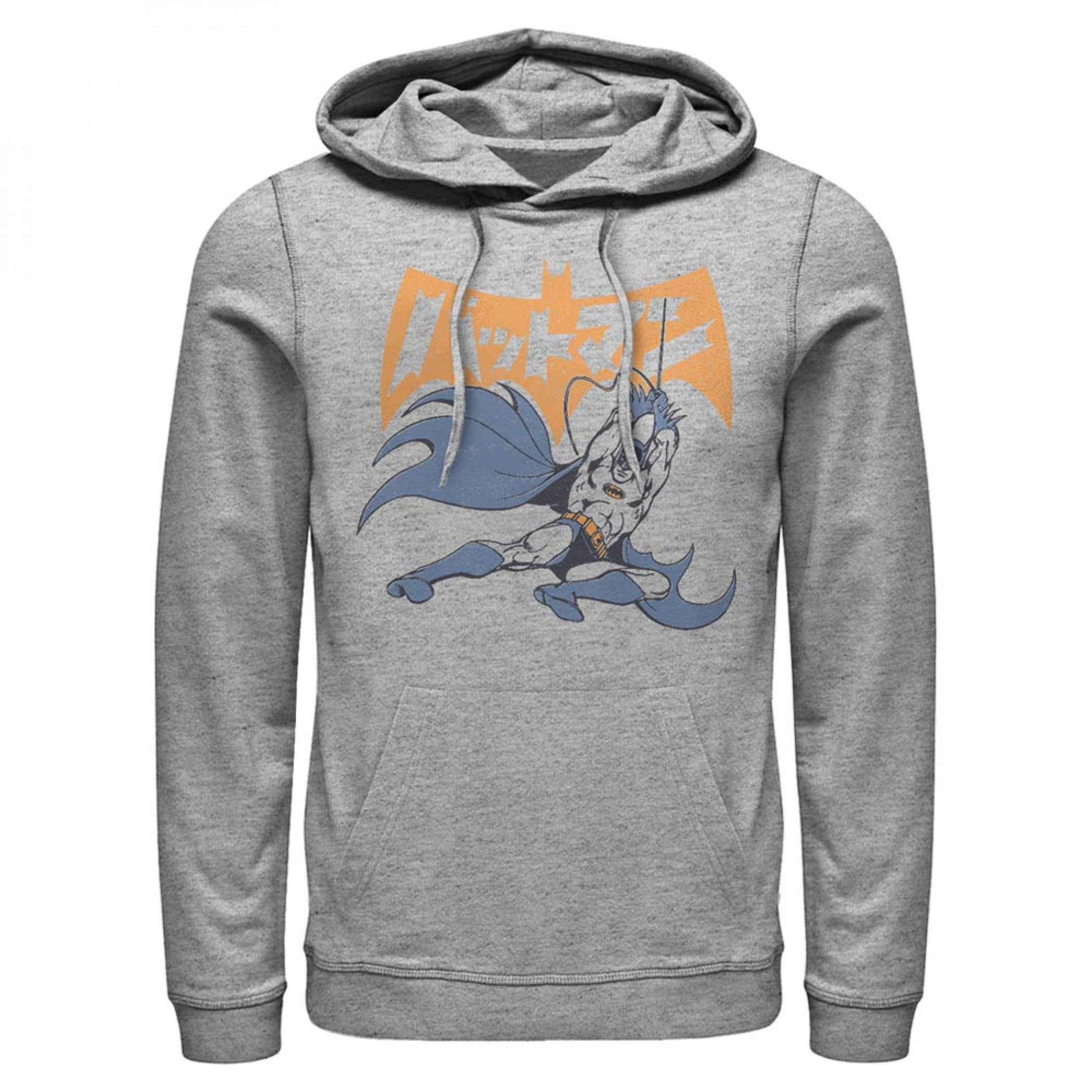 Batman Flying High Grey Hoodie, Grey