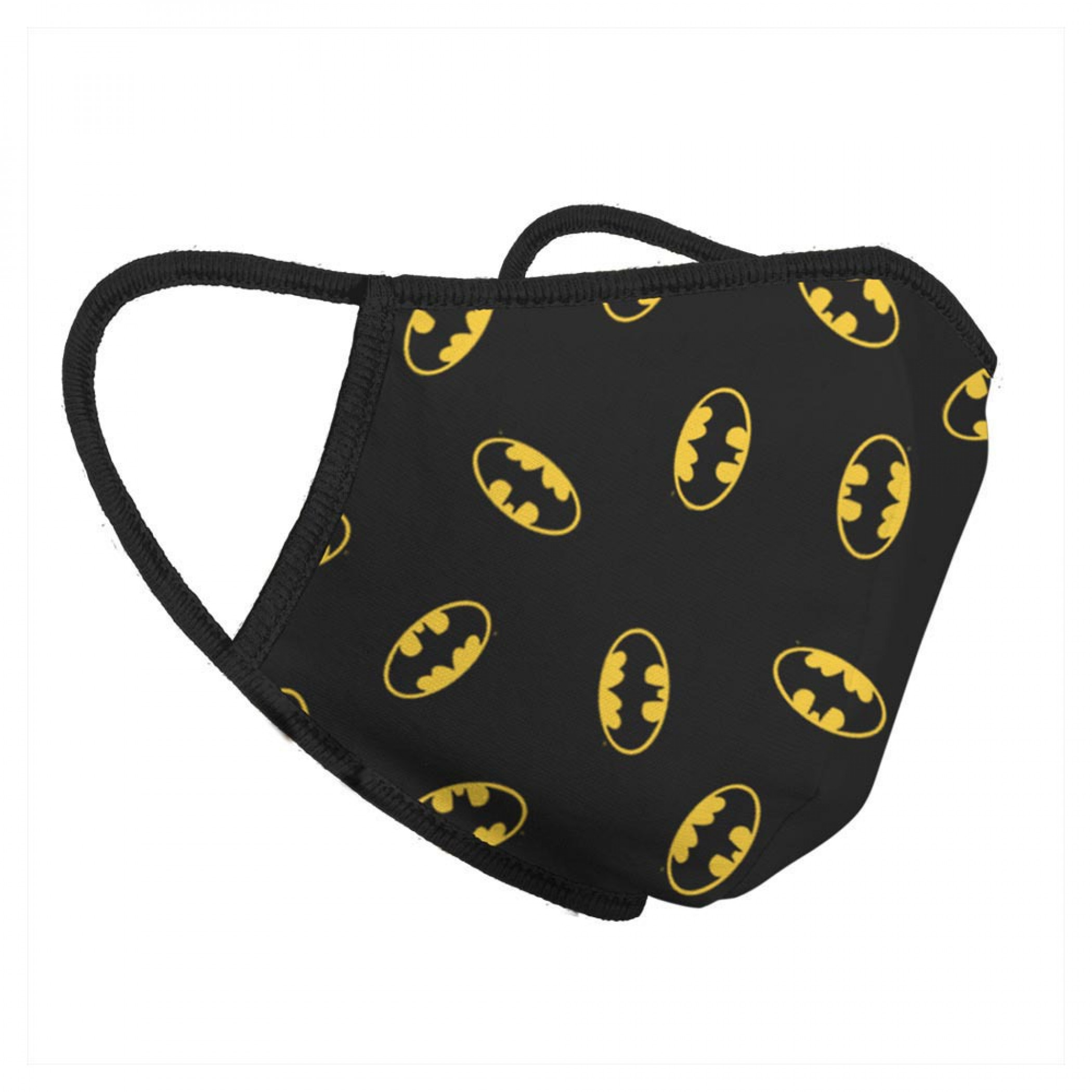 Batman Classic Symbols All Over Print Face Mask, Multi-Color