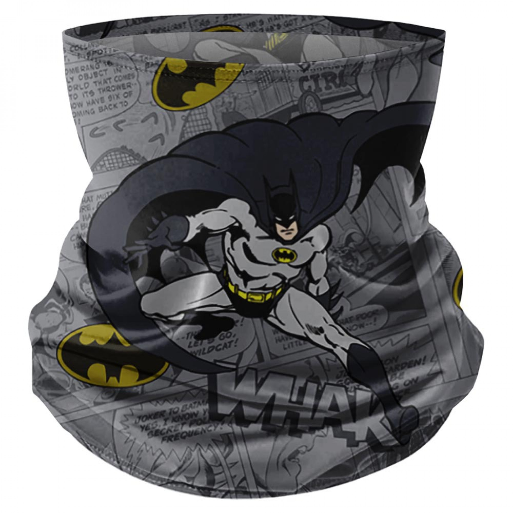 Batman Character and Comics All Over Print Full Face Mask Gaiter, Multi-Color