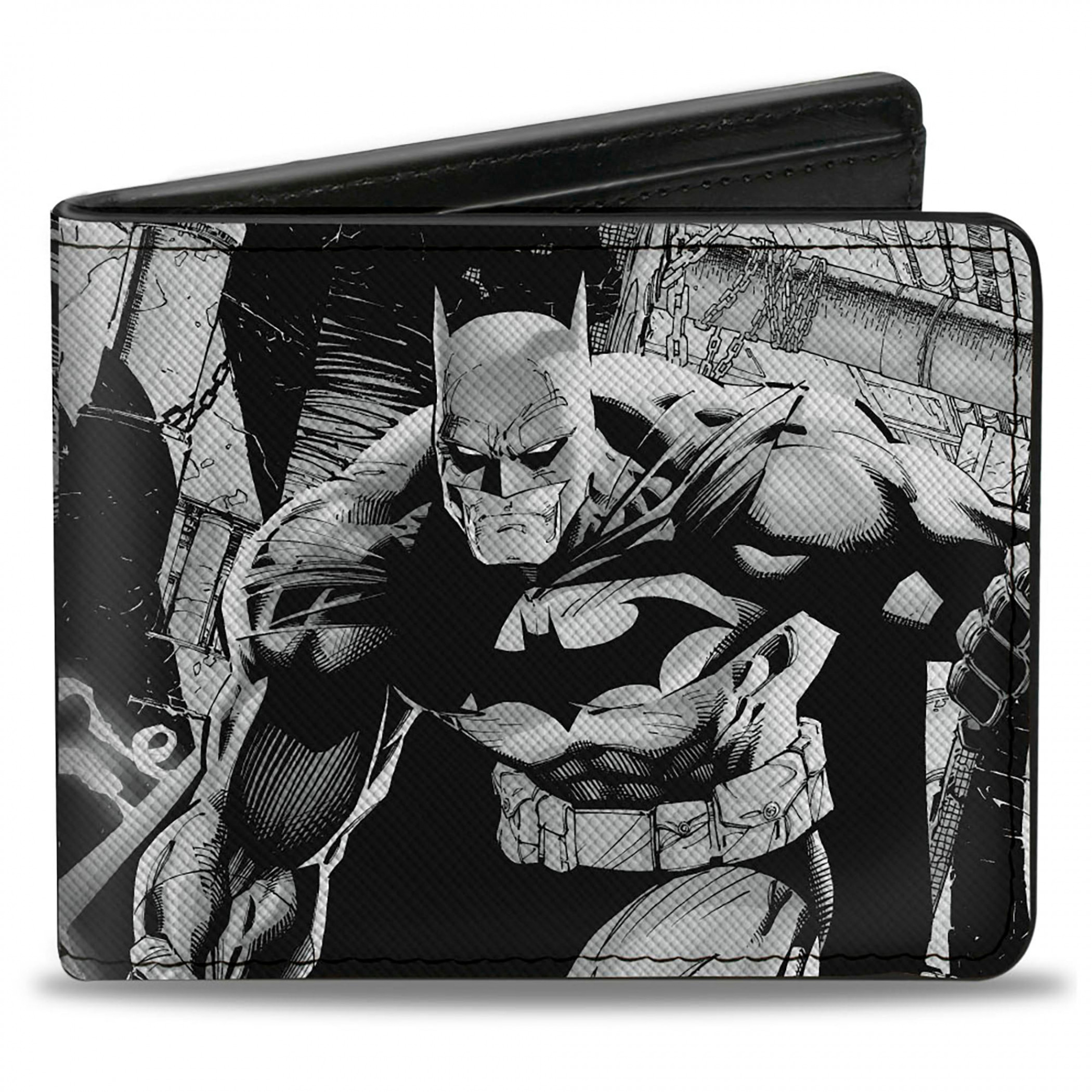 Batman Jim Lee Hush Panels Bi-Fold Wallet, Black
