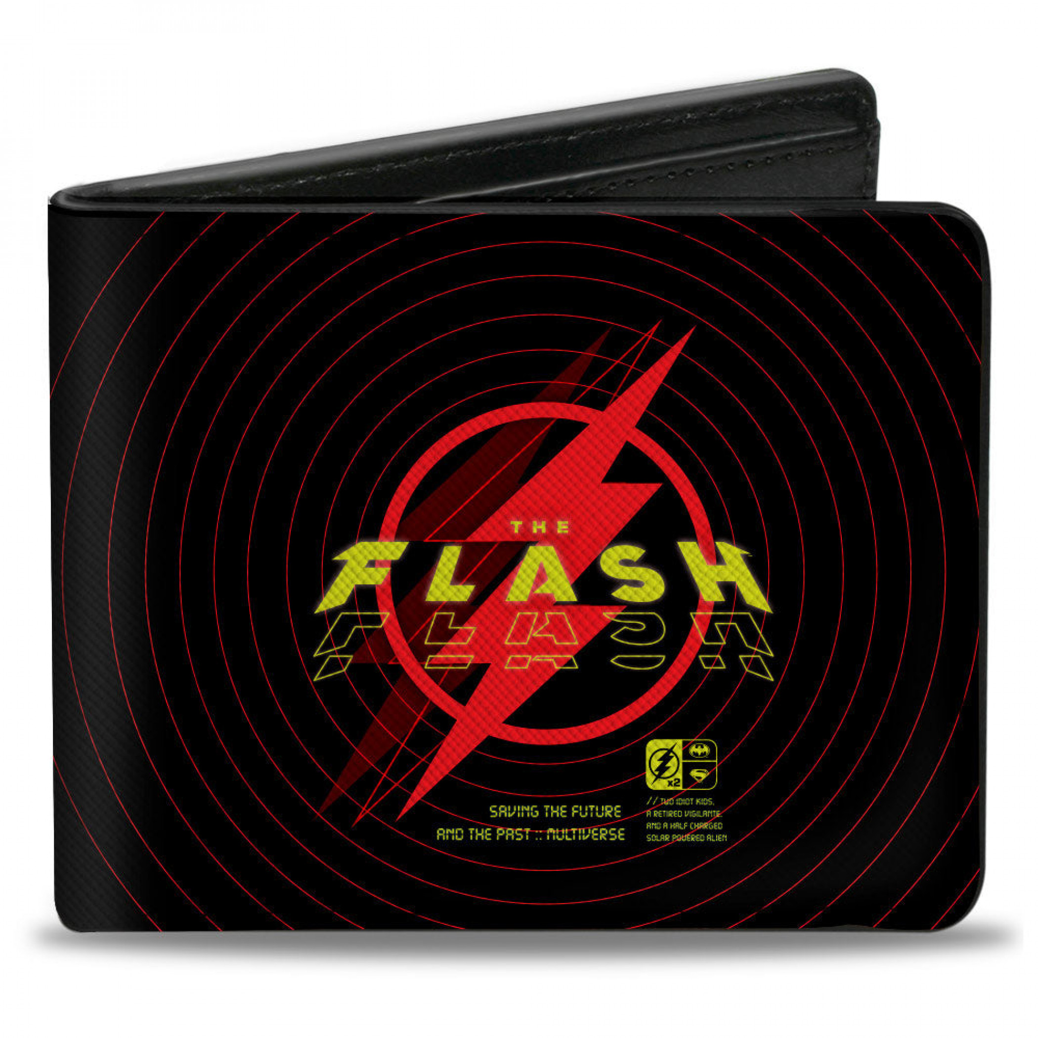 The Flash Signal Bi-Fold Wallet, Black