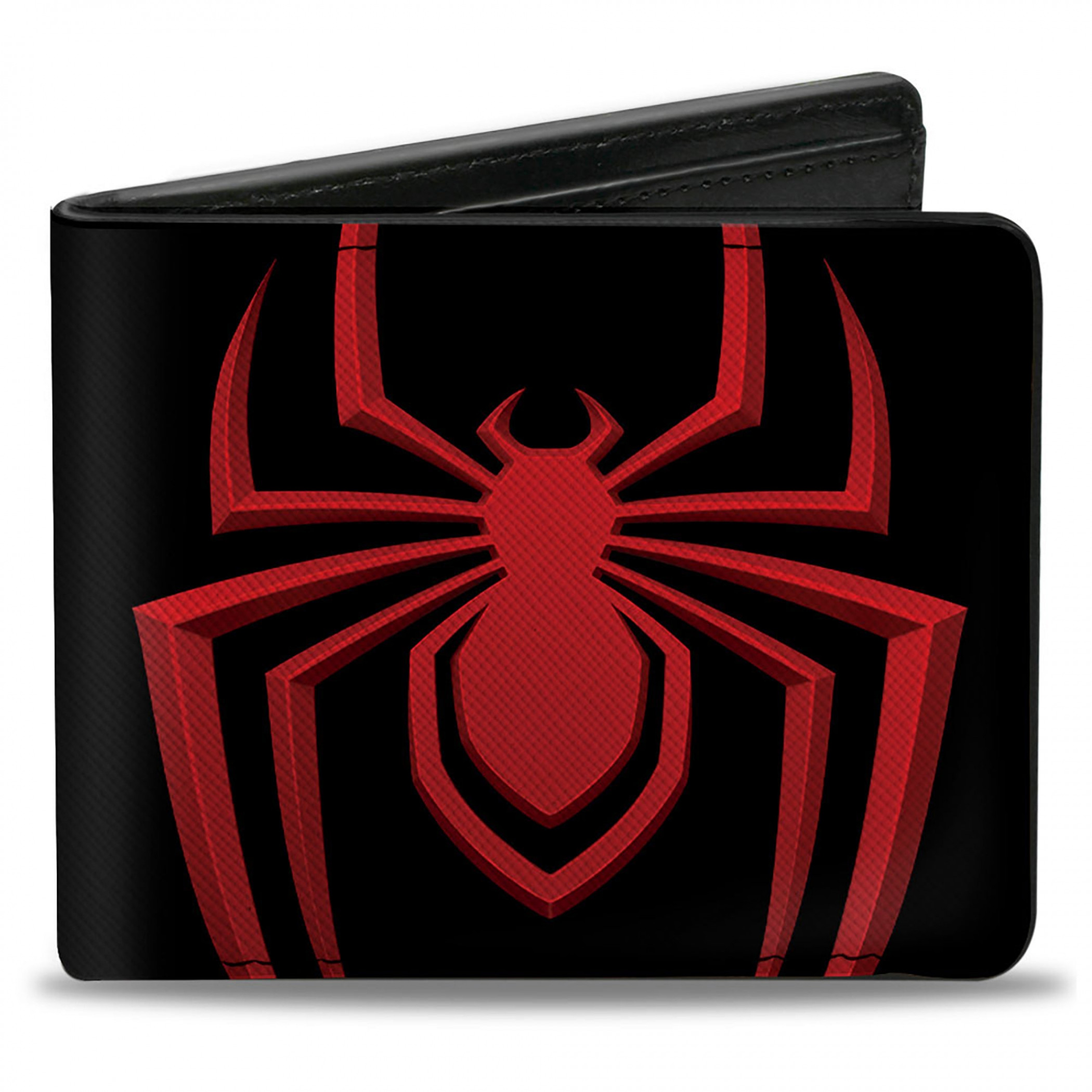 Spider-Man Close Up Logo Bi-Fold Wallet, Multi-Color