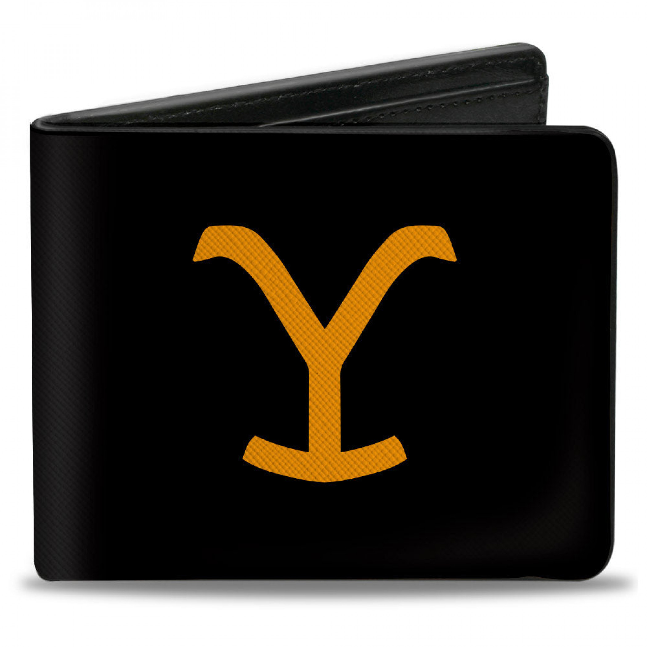 Yellow Stone Y Logo and Title Icon Bi-Fold Wallet