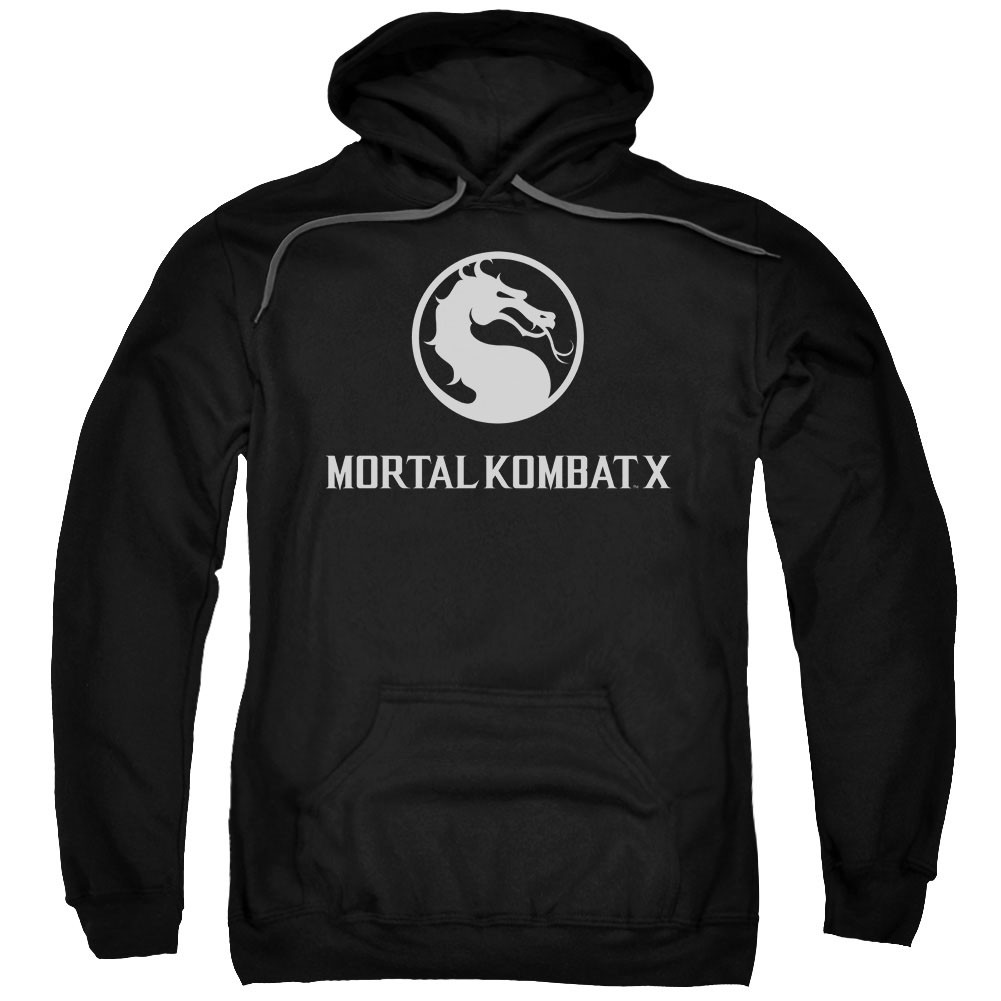Mortal Kombat X Dragon Logo Black Pullover Hoodie