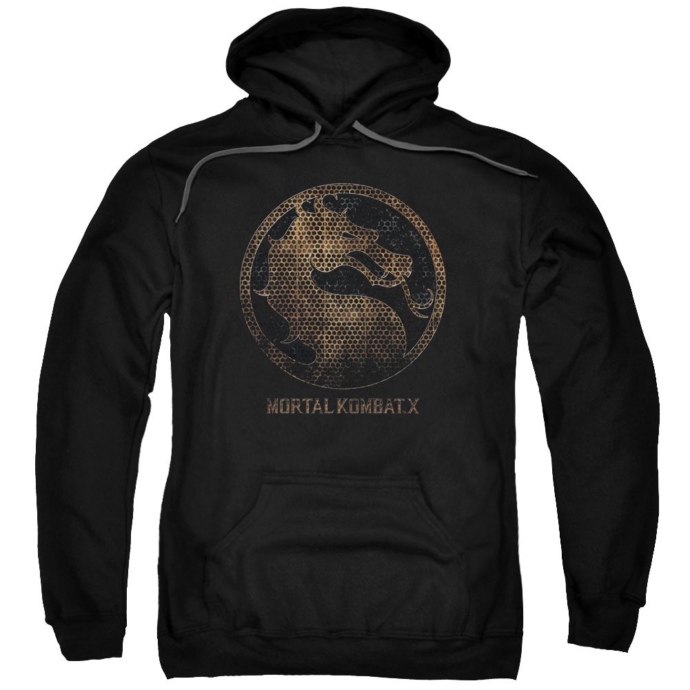 Mortal Kombat X Metal Seal Black Pullover Hoodie