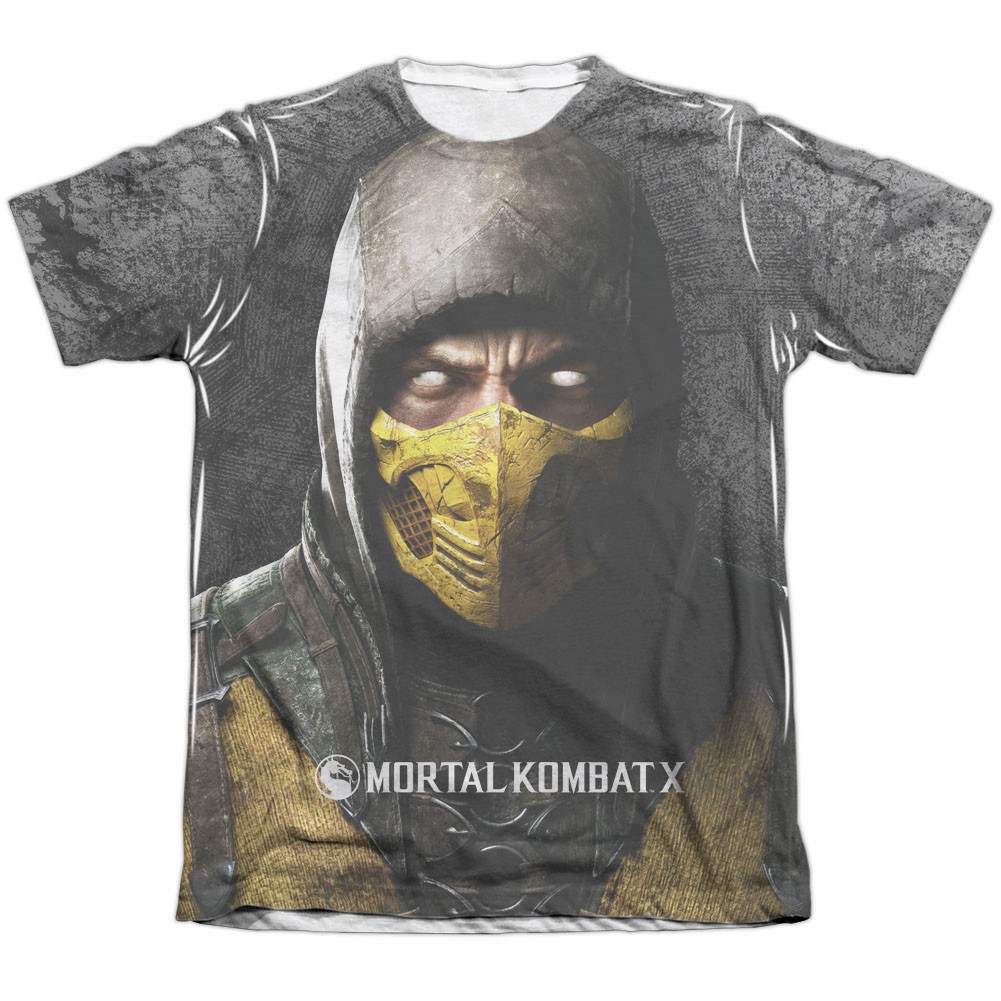 Mortal Kombat X Finish Him White Sublimation T-Shirt, White