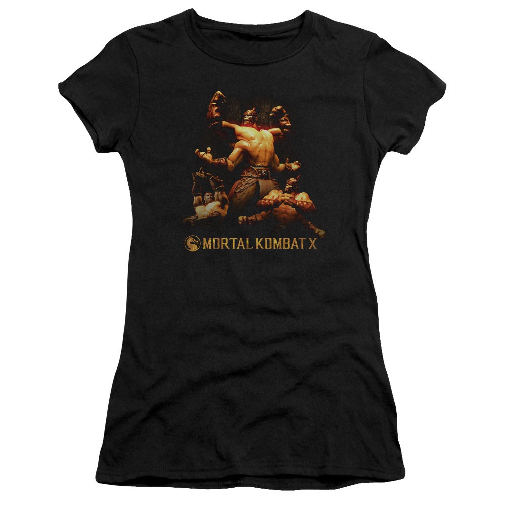 Mortal Kombat X Goro Black Juniors T-Shirt, Black