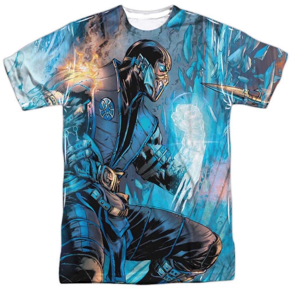 Mortal Kombat Sub Zero Tshirt, Blue