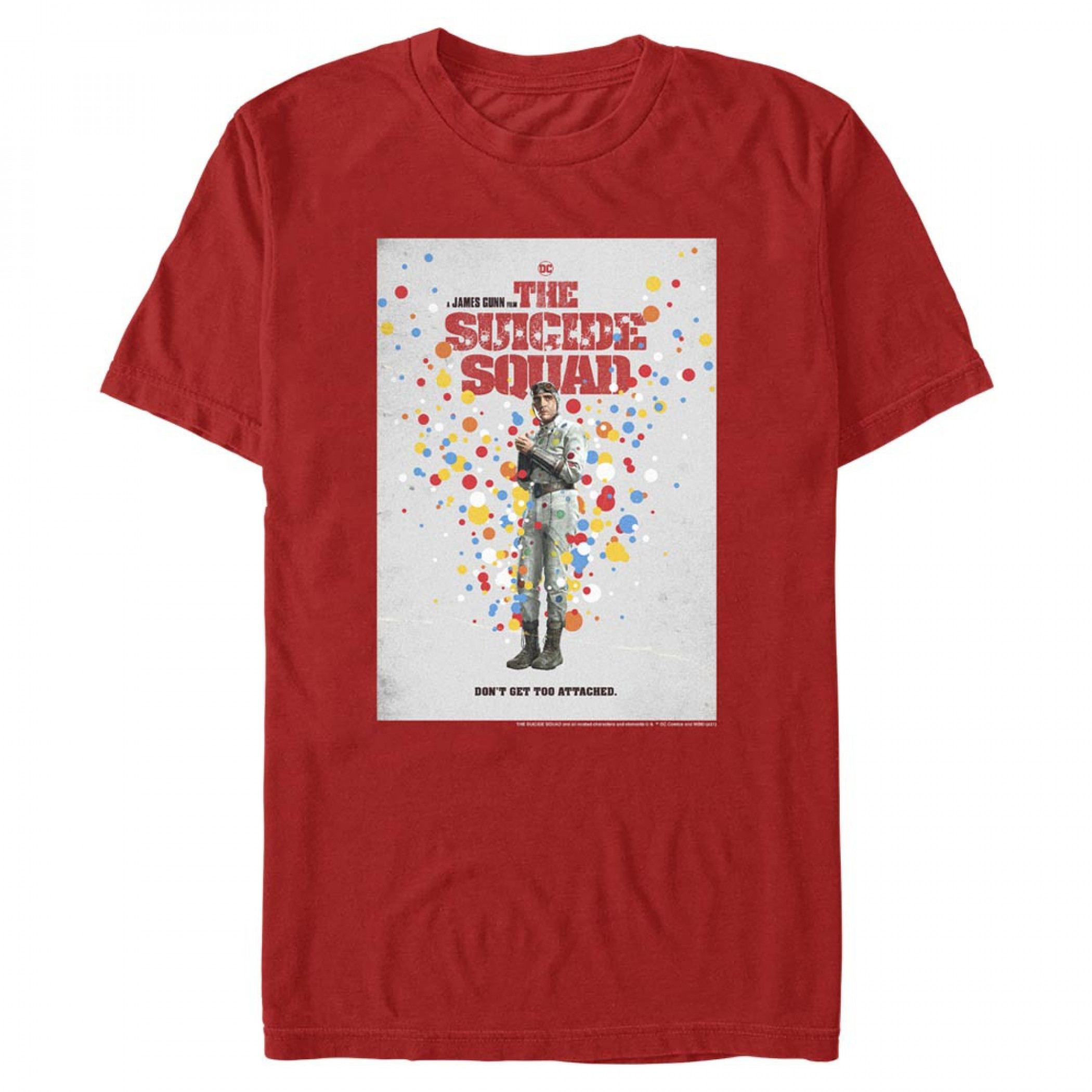 The Suicide Squad Polka-Dot Man Character Portrait Men's T-Shirt, Multi-Color