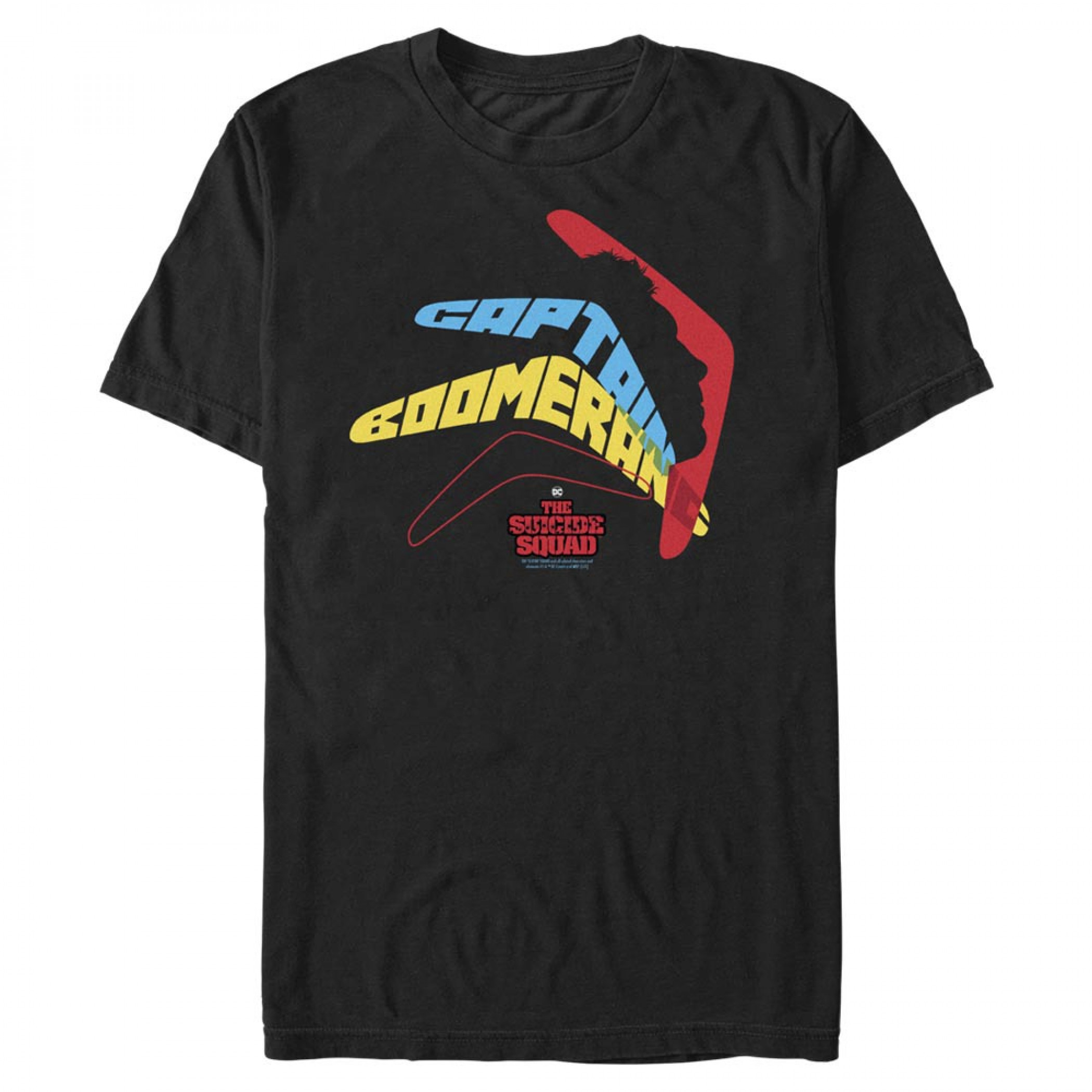 The Suicide Squad Captain Boomerang Logo Men's T-Shirt, Multi-Color