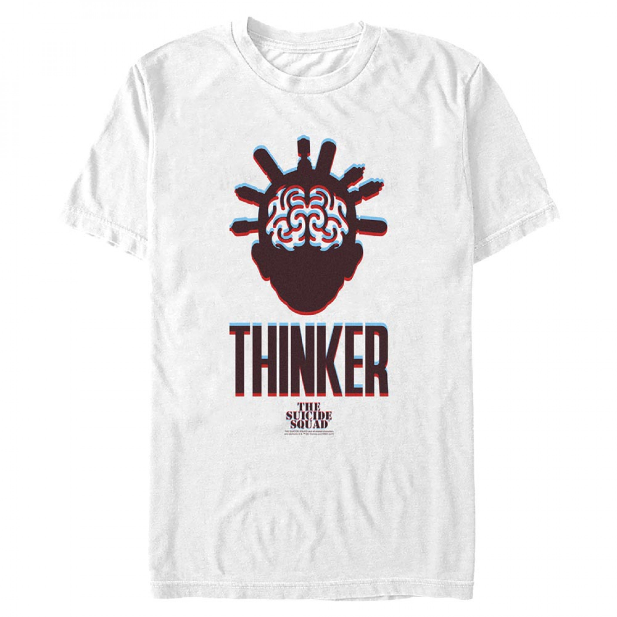 The Suicide Squad The Thinker Icon Men's T-Shirt, Multi-Color