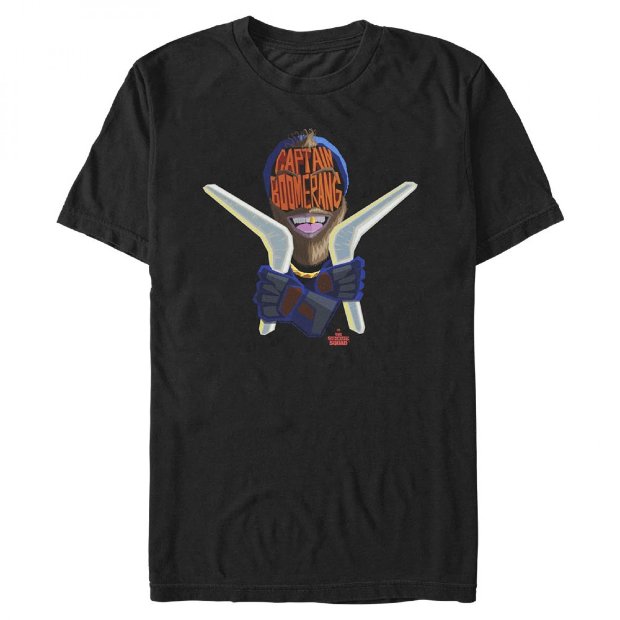 The Suicide Squad Captain Boomerang Stylized Men's T-Shirt, Multi-Color