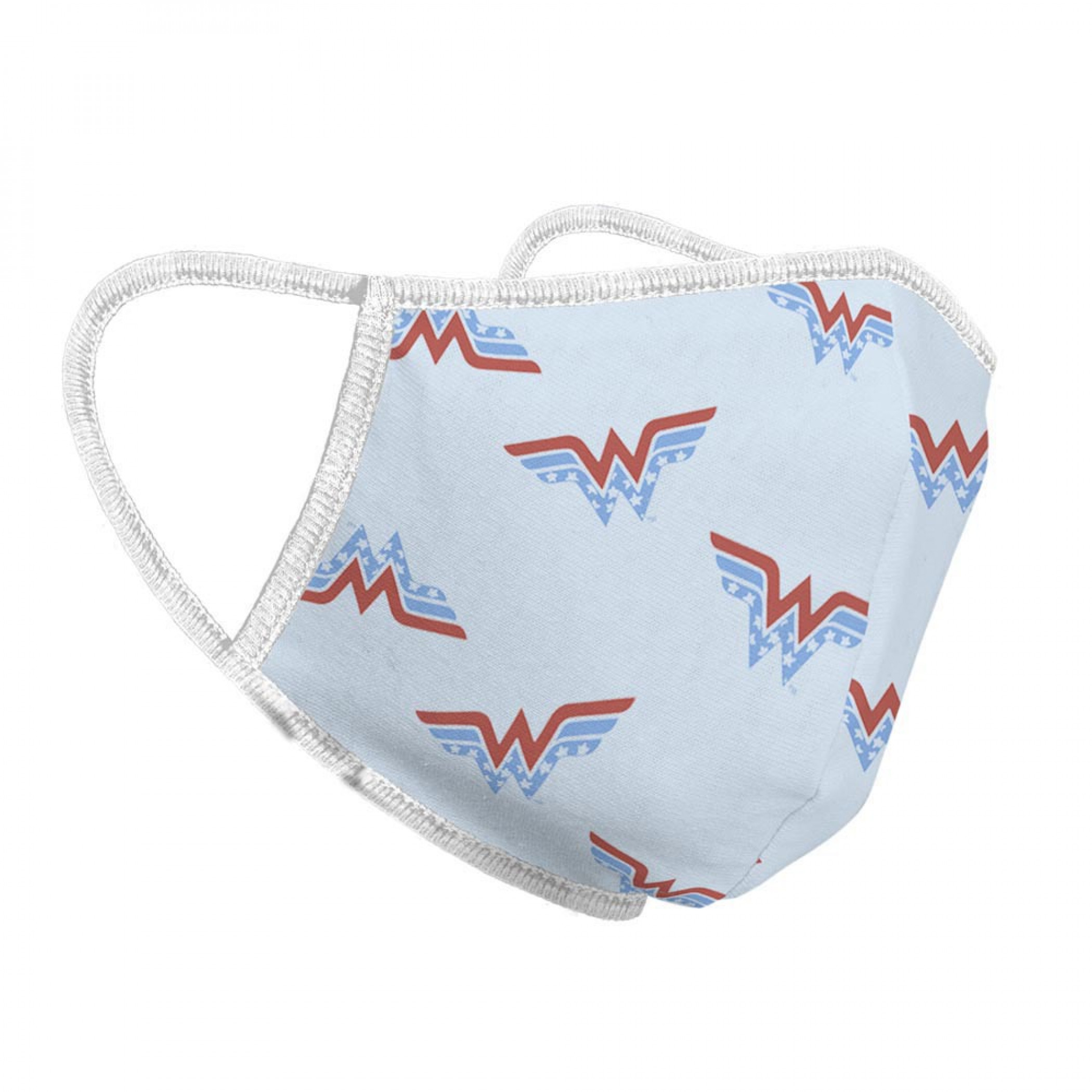 Wonder Woman Symbols All Over Print Face Mask, Multi-Color
