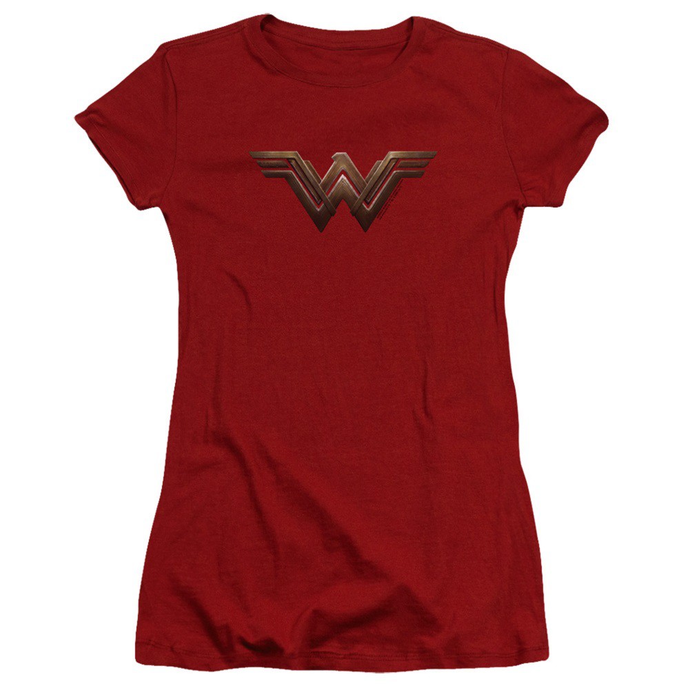 Wonder Woman Movie Logo Women's Tshirt, Red