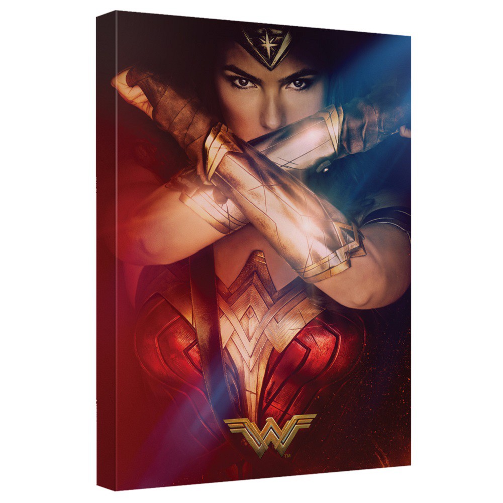 Wonder Woman Movie Poster 16x20 Canvas Print, Black