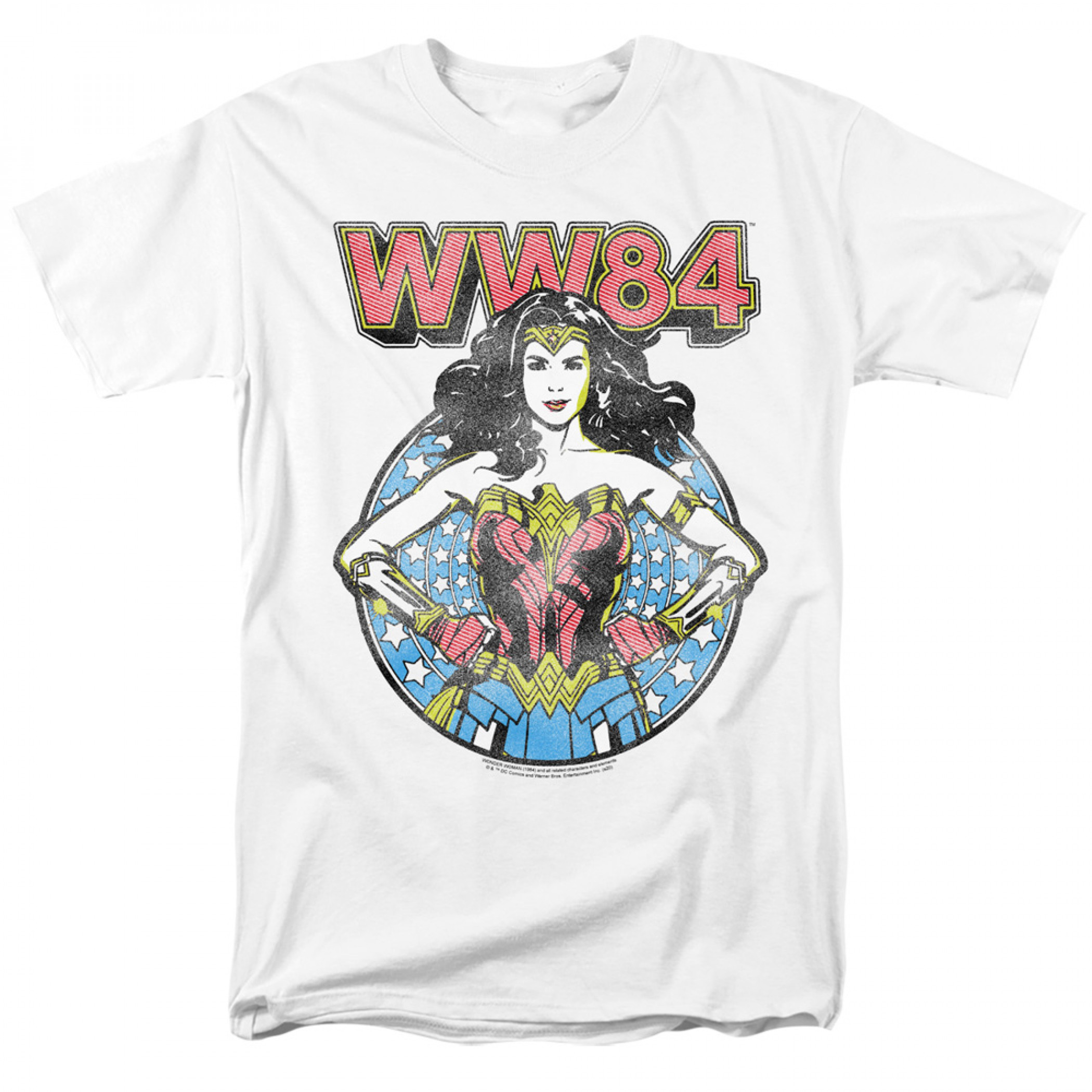 Wonder Woman 1984 Movie Star Circle T-Shirt, White