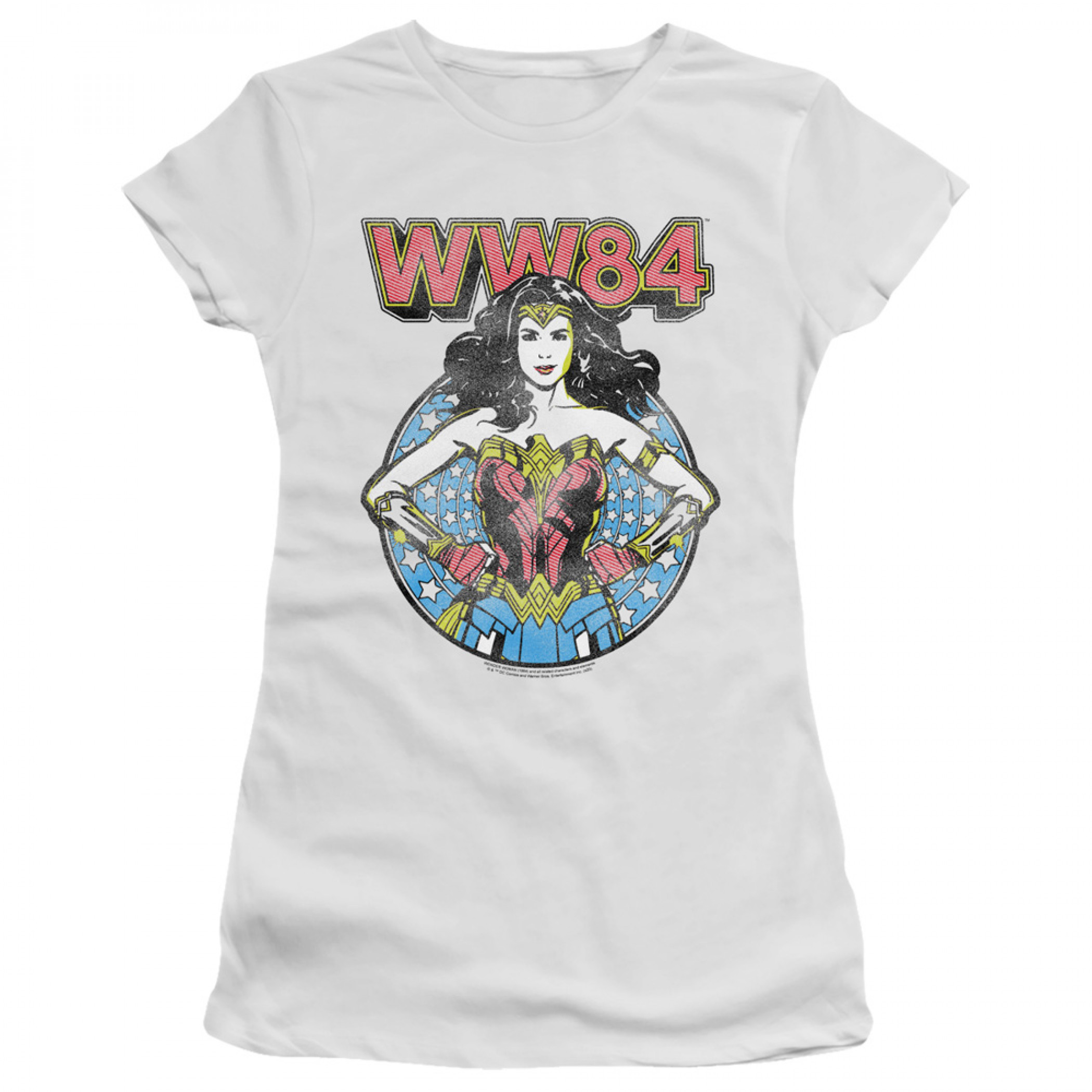 Wonder Woman 1984 Movie Star Circle Women's T-Shirt, White