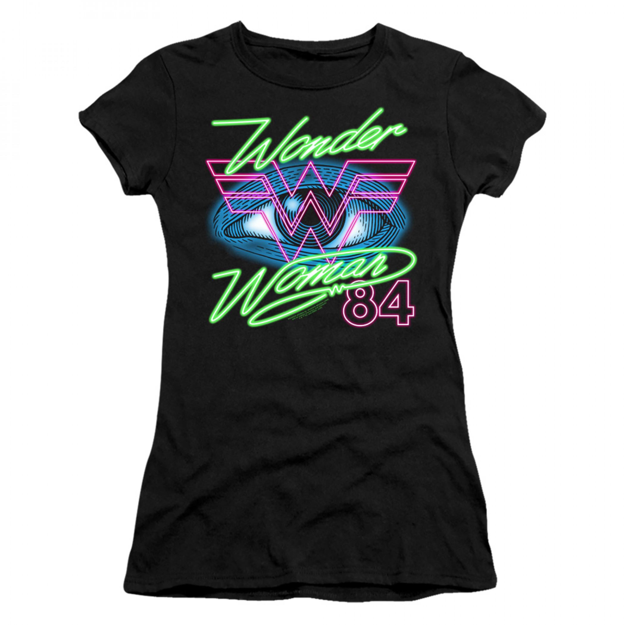 Wonder Woman 1984 Movie Eye Women's T-Shirt, Black