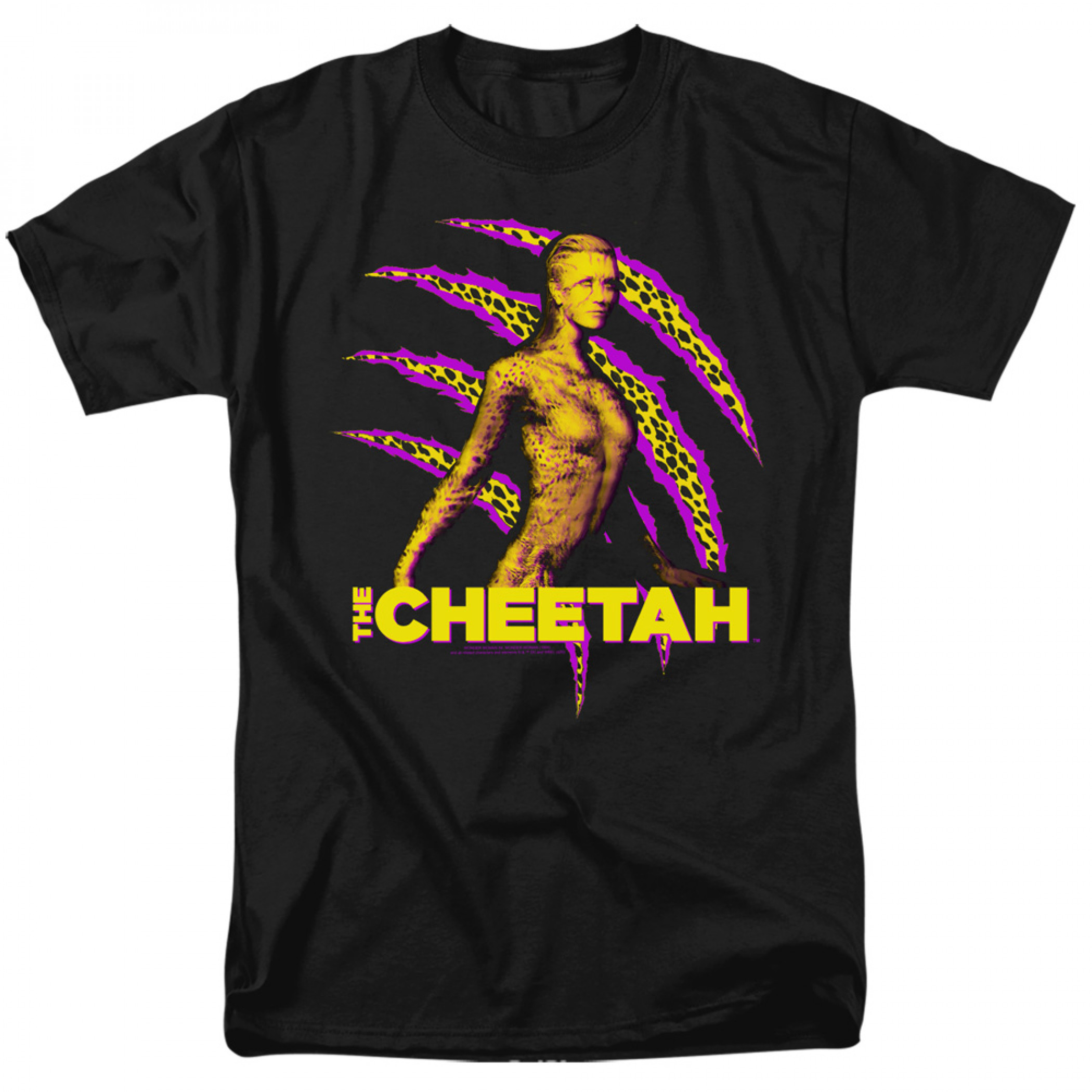 Wonder Woman 1984 Movie The Cheetah T-shirt, Black