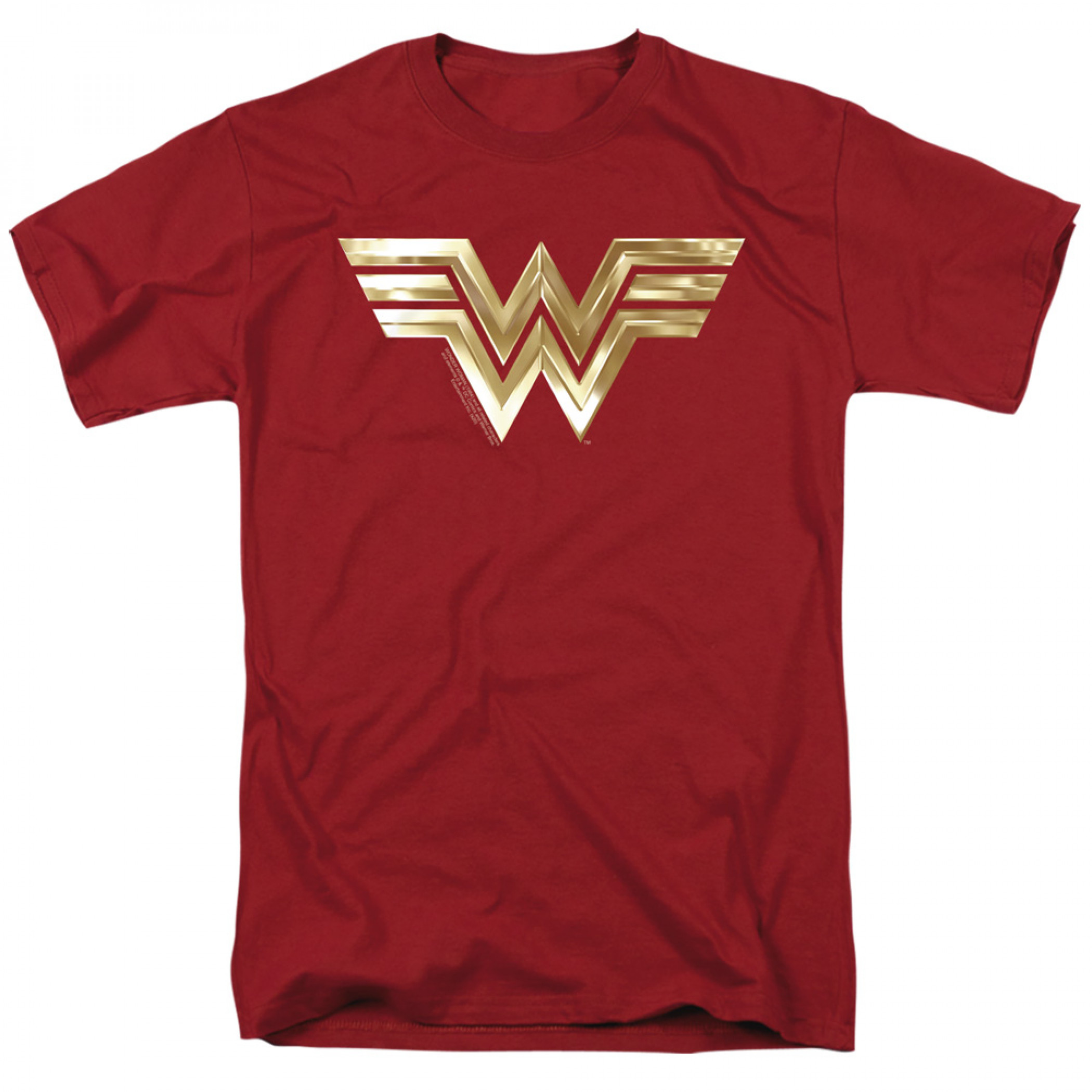 Wonder Woman 1984 Golden Movie Logo, Red