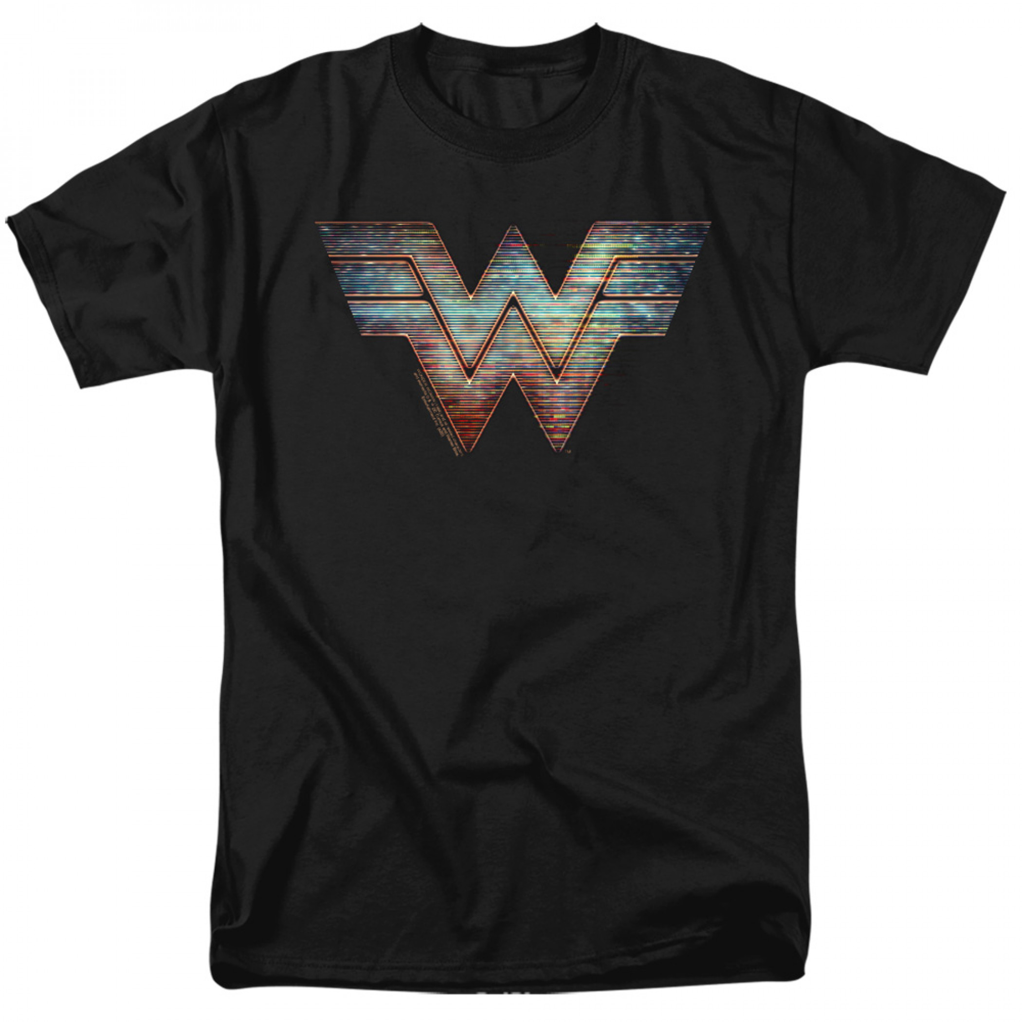 Wonder Woman 1984 Movie Static Logo T-Shirt, Black