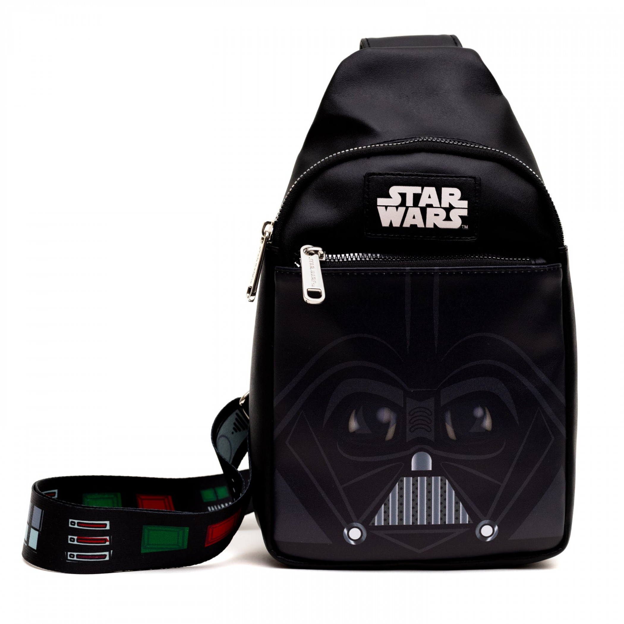 Star Wars Darth Vader Vegan Leather Sling Bag, Black