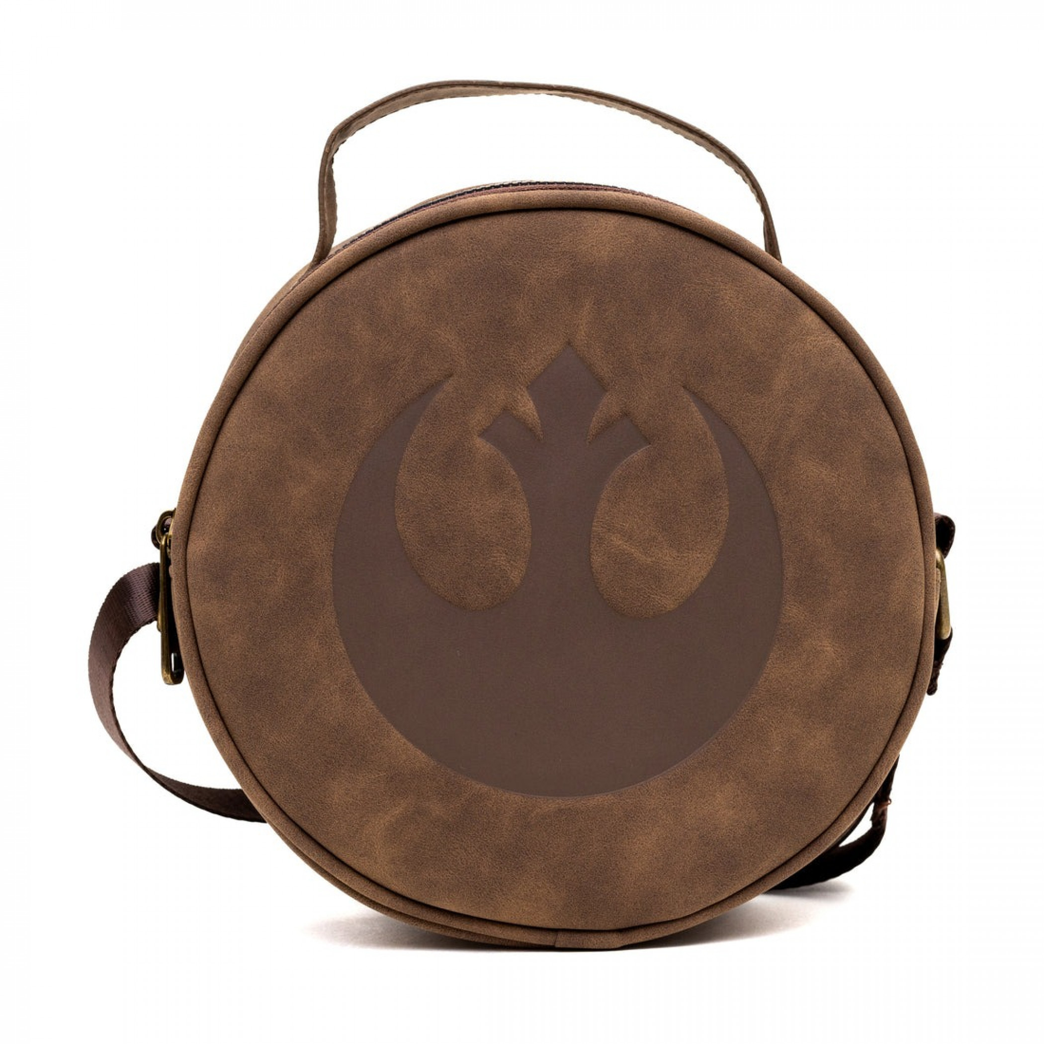 Star Wars Rebel Alliance Insignia Round Crossbody Bag, Brown